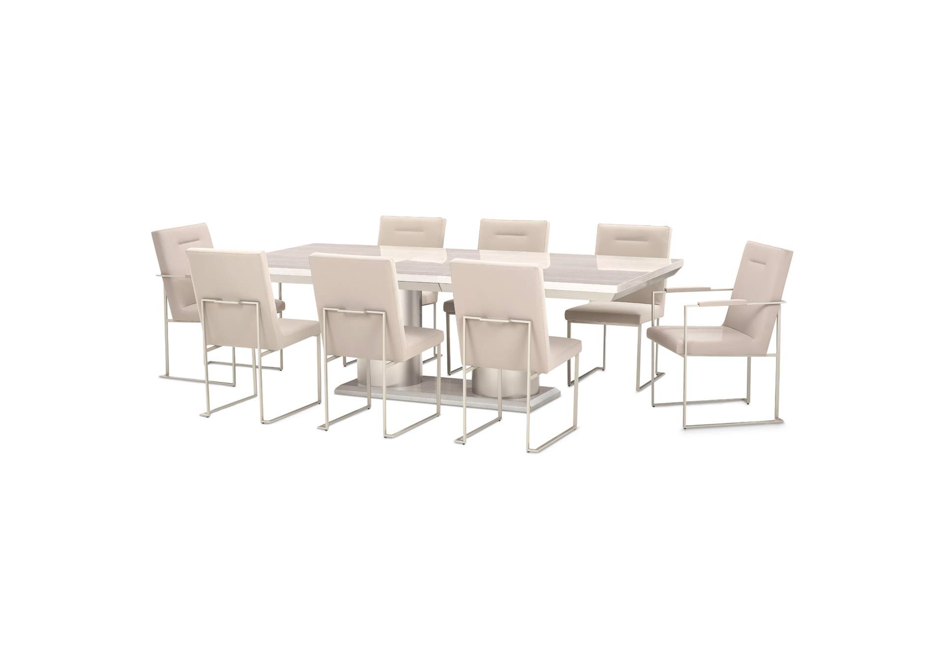 Marin Rectangular Dining Table - Greige image 1