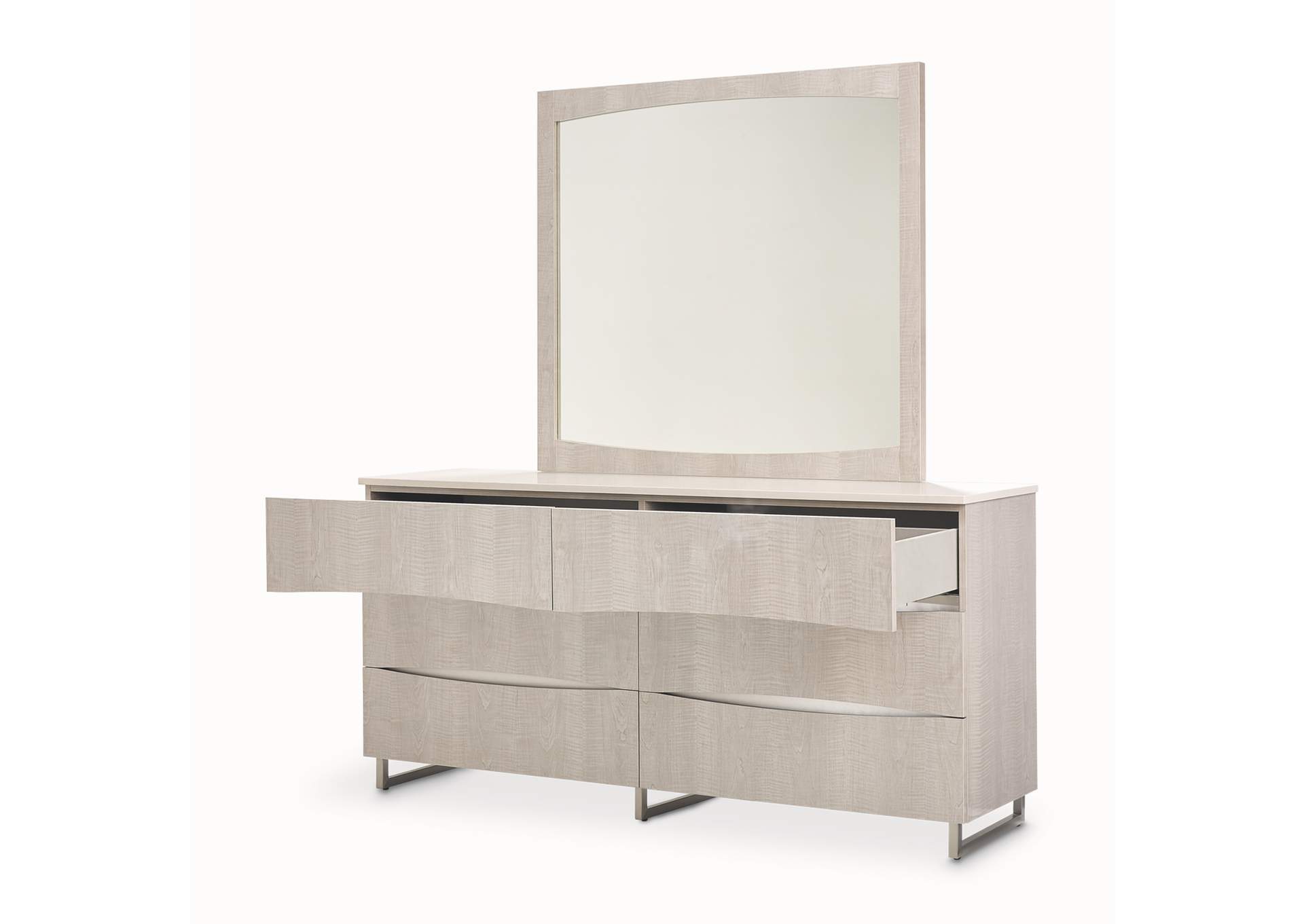 Marin Dresser with Mirror Set - Greige image 37