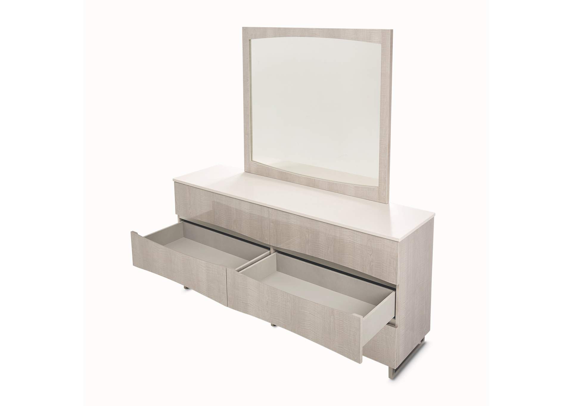 Marin Dresser with Mirror Set - Greige image 28
