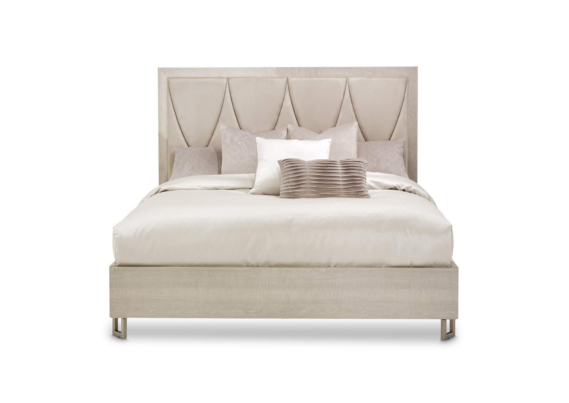 Marin Cal. King Panel Bed - Greige image 6