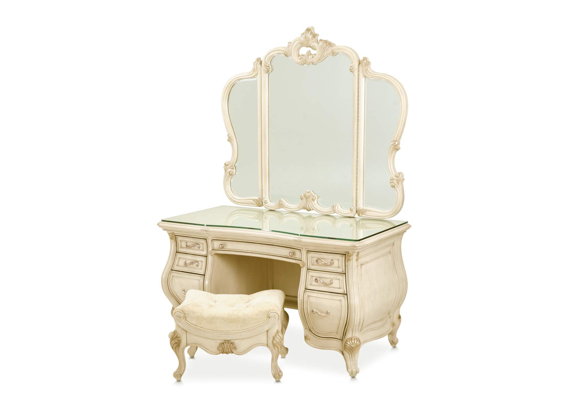 Platine de Royale Vanity Desk - Champagne image 9