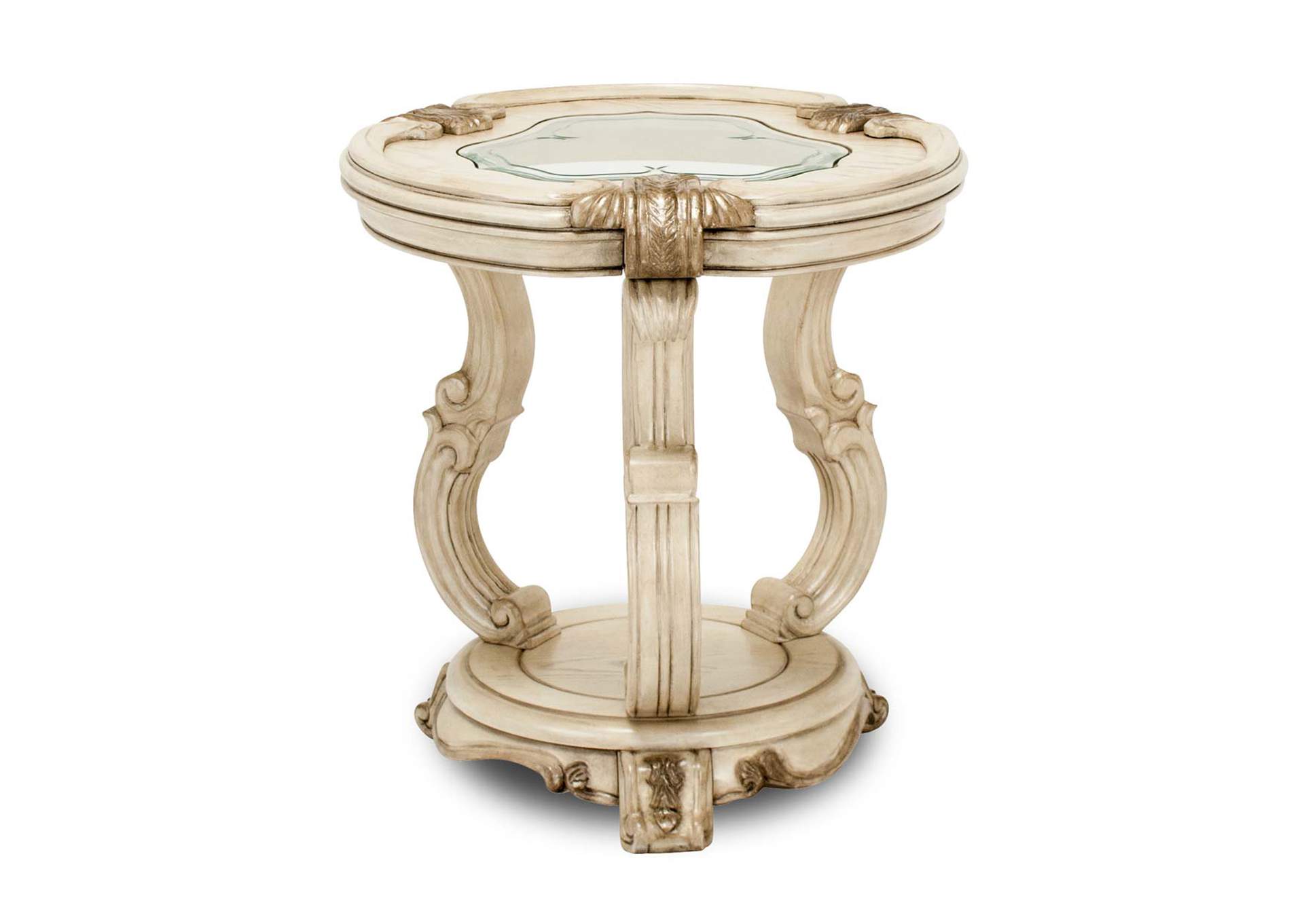 Platine de Royale Chair Side Table - Champagne image 1