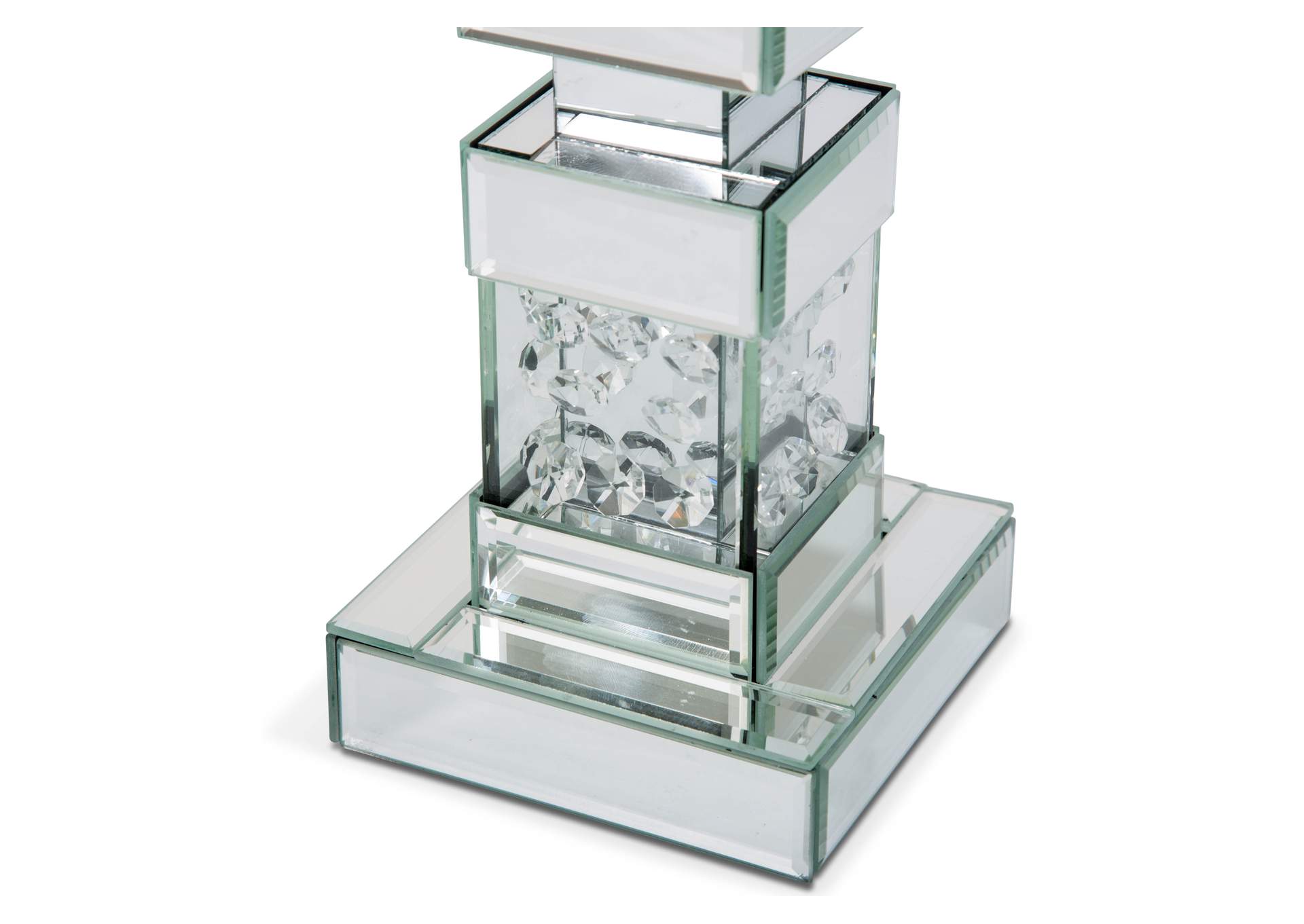 Montreal Short Mirrored Crystal Candle Holder - Set of 2 image 5