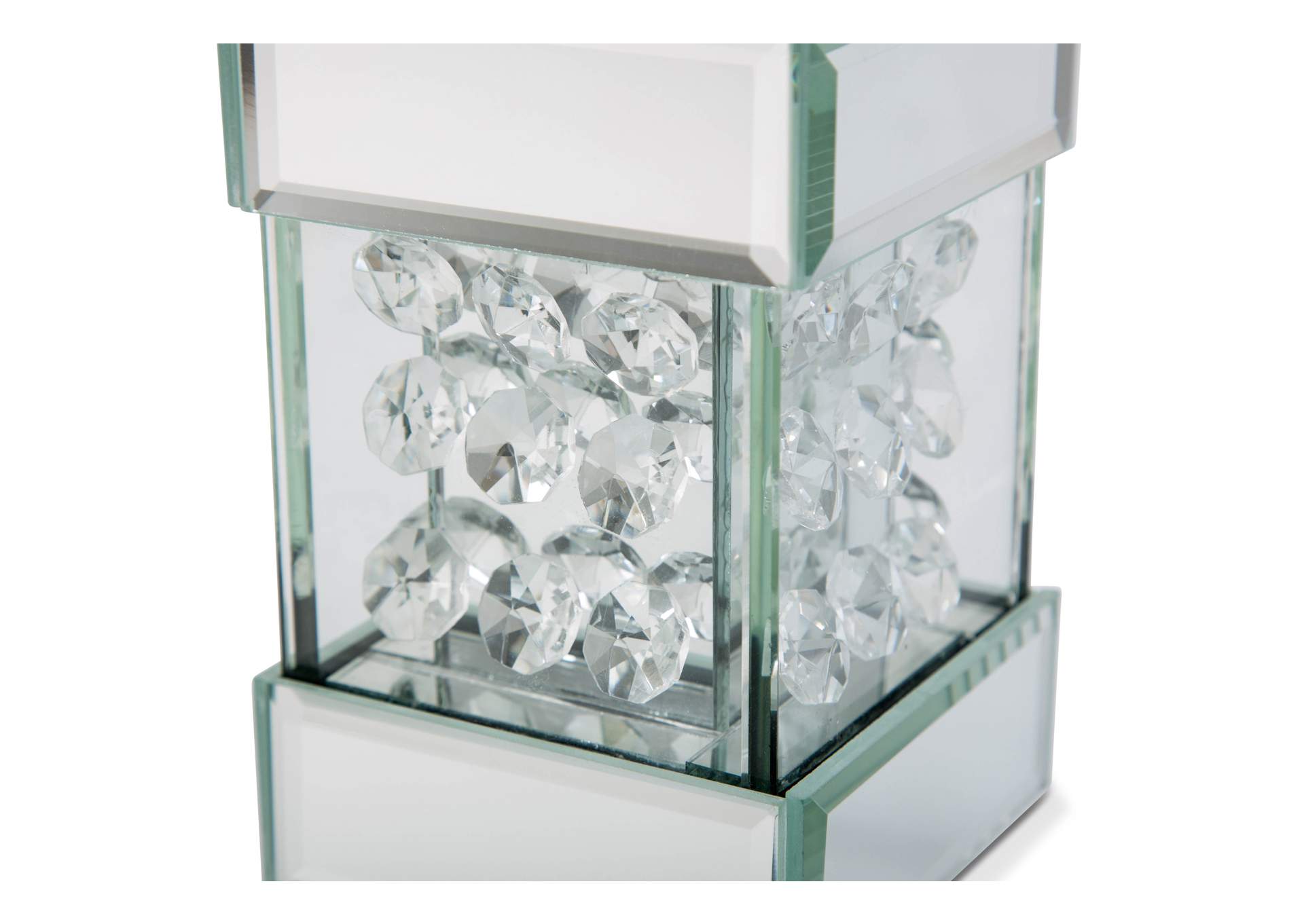 Montreal Tall Mirrored Crystal Candle Holder - Set of 2 image 7