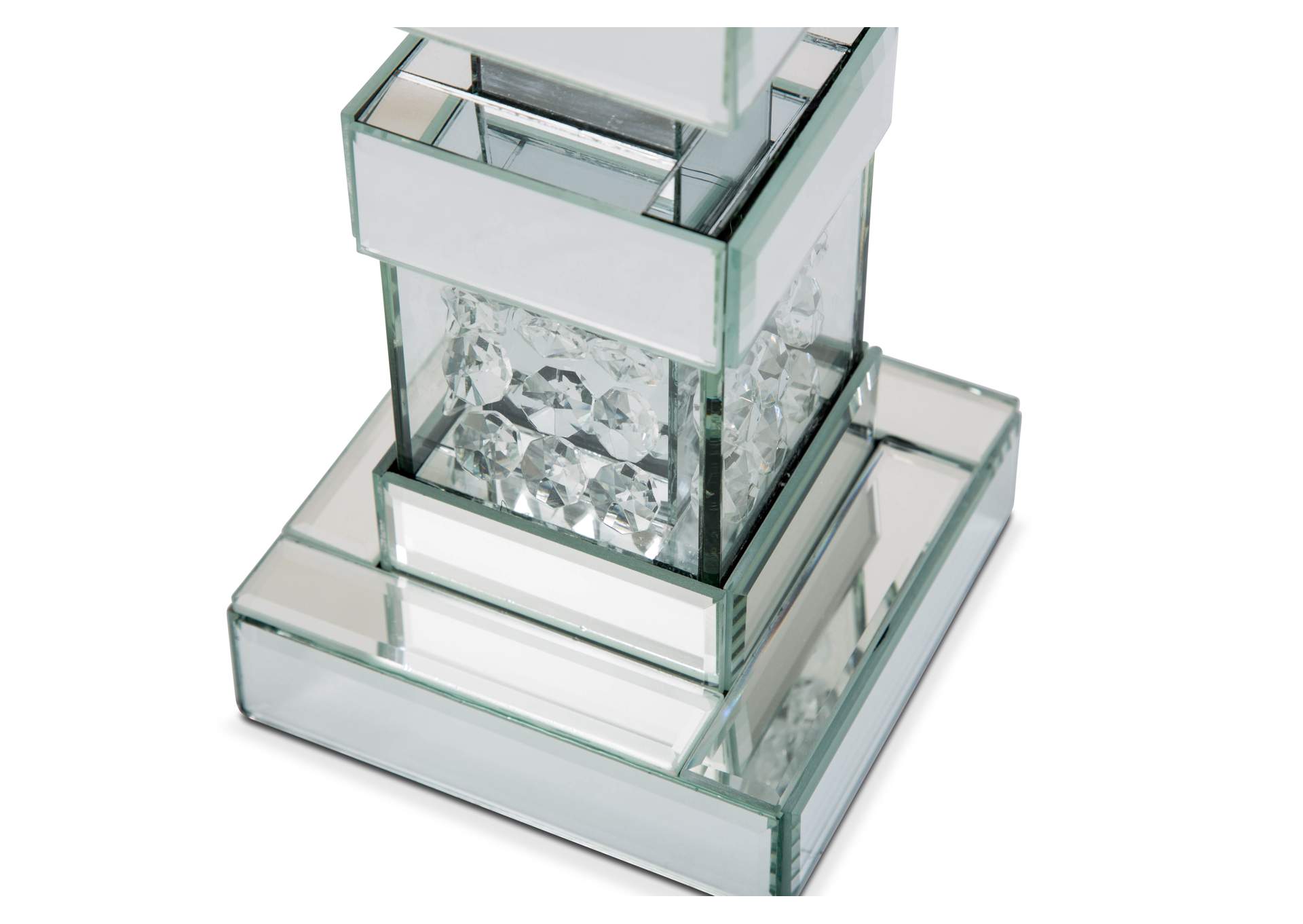 Montreal Tall Mirrored Crystal Candle Holder - Set of 2 image 8