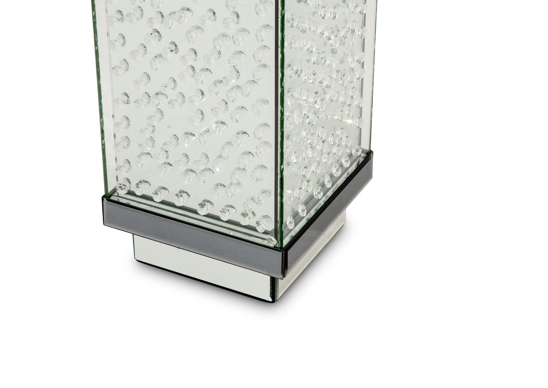 Montreal Large Mirrored Vase with Crystal Accents image 6