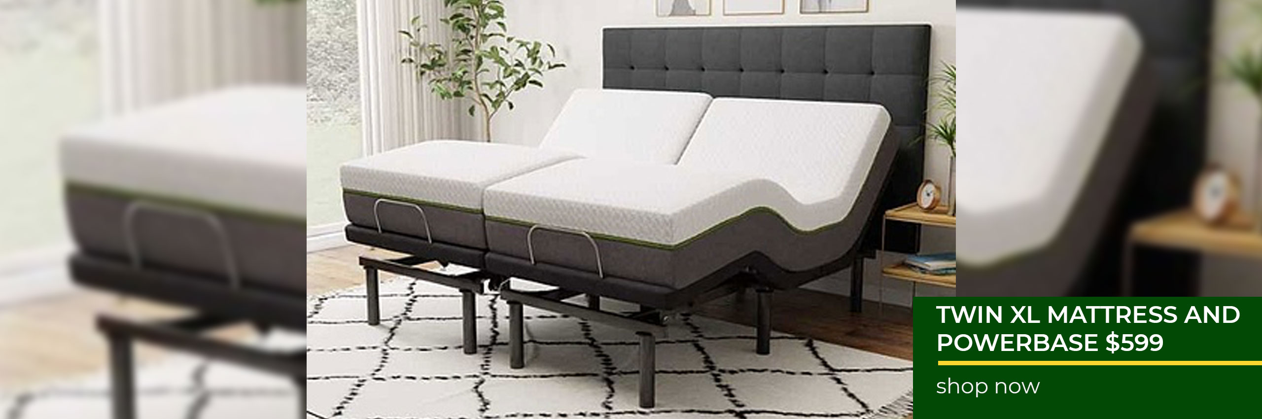 Twin XL Mattress and Powerbase $599