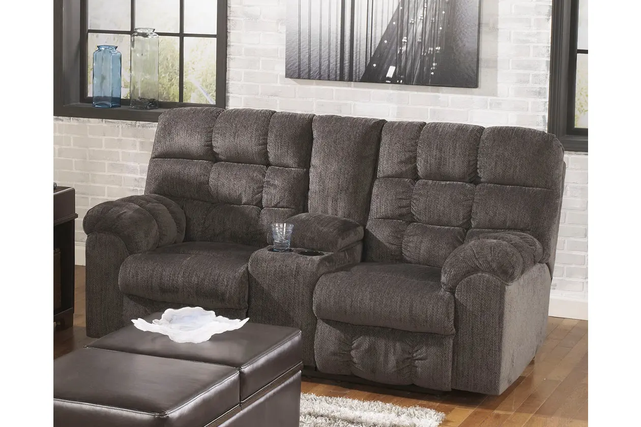 Acieona Reclining Loveseat with Console