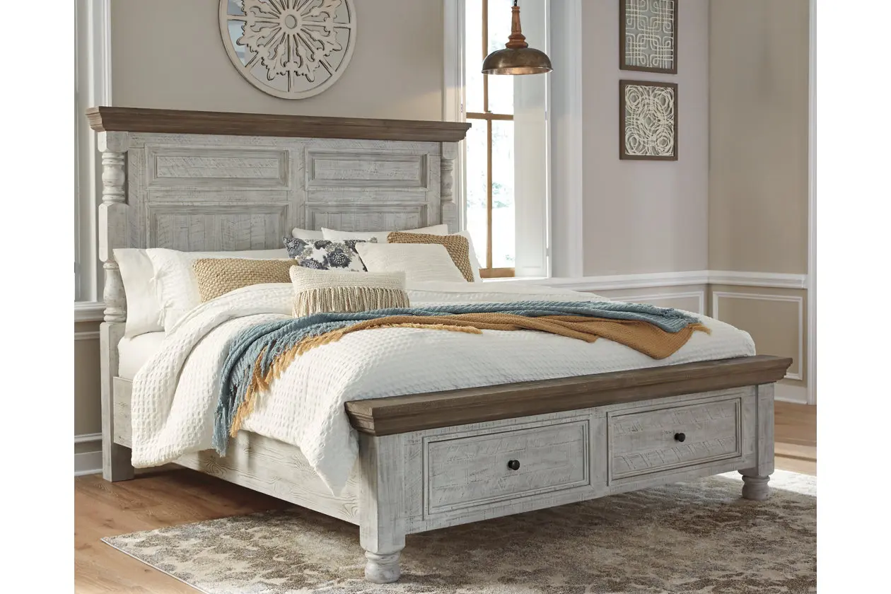 Havalance King Poster Bed With 2 Storage Drawers Havalance King Poster Bed With 2, Ashley Furniture Key Town King Poster Bed