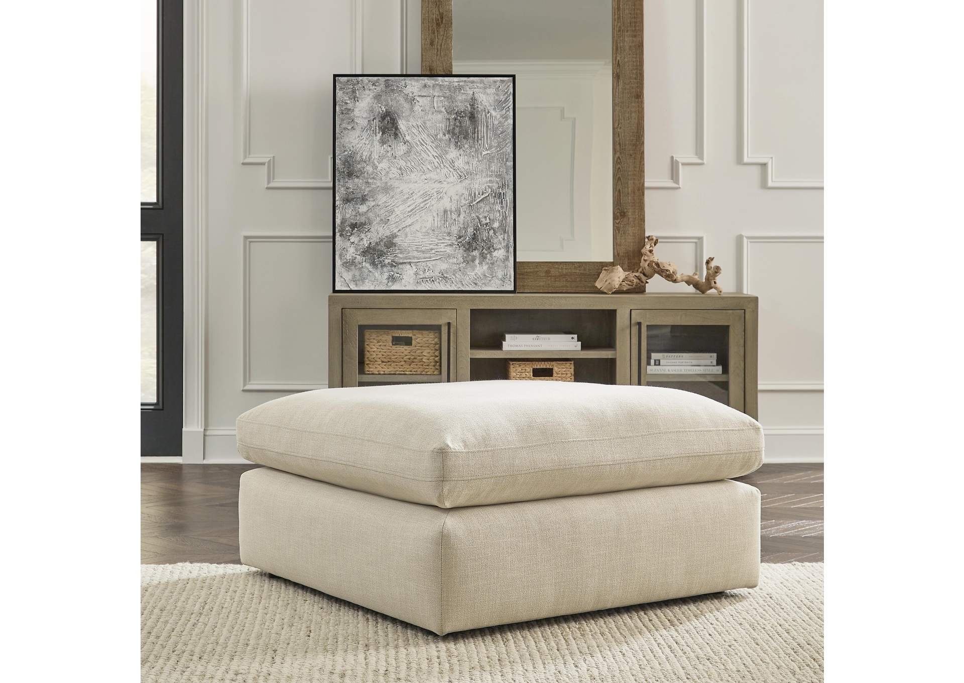 Elyza Oversized Accent Ottoman image 4