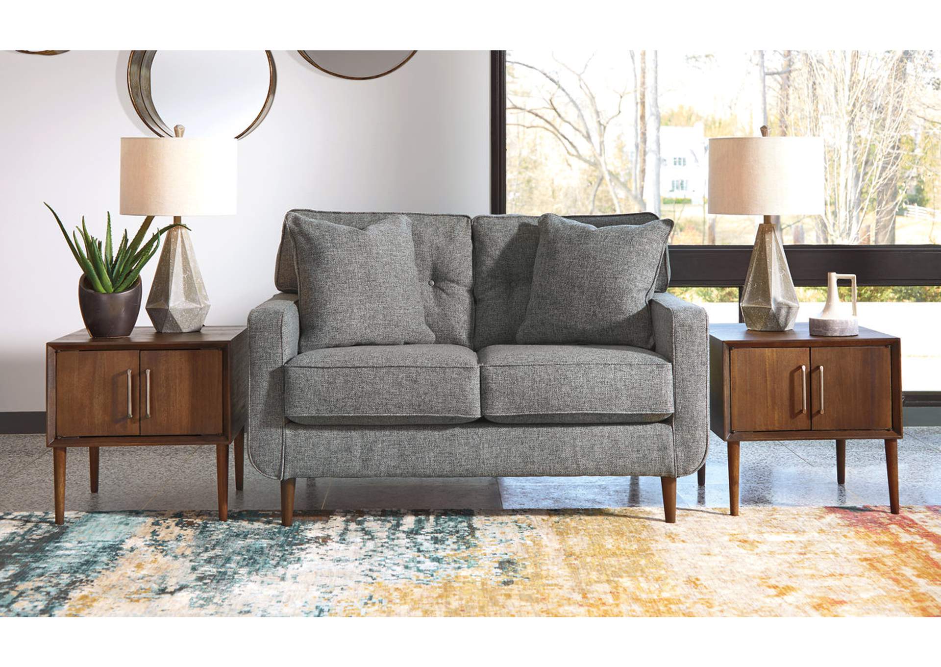 Zardoni Sofa and Loveseat with Coffee Table and 2 End Tables