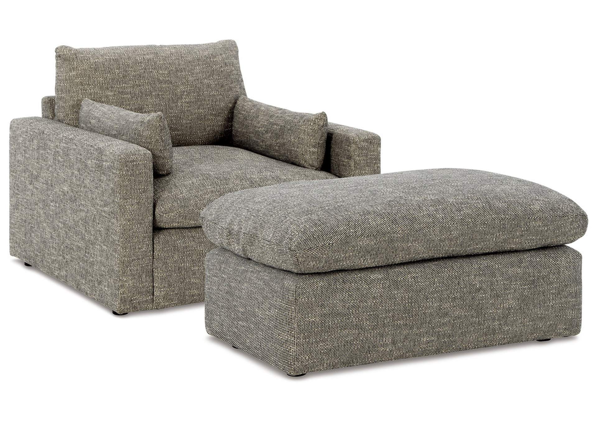 Dramatic Chair and Ottoman