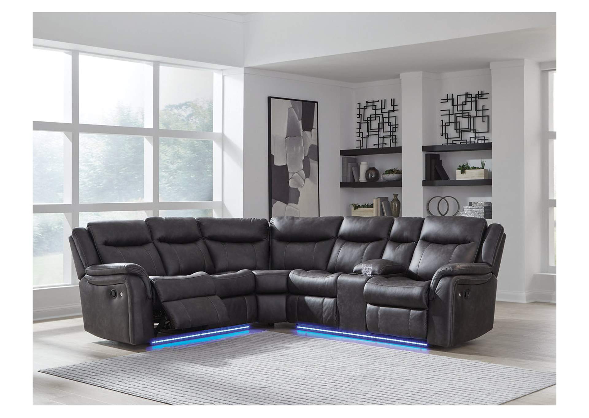 Sultan Meadow 2-Piece Reclining Sectional image 4