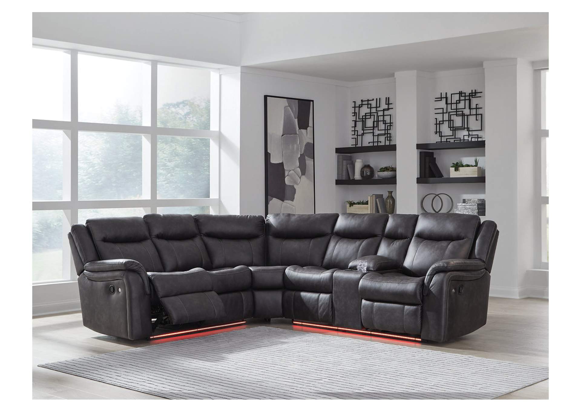 Sultan Meadow 2-Piece Reclining Sectional image 3