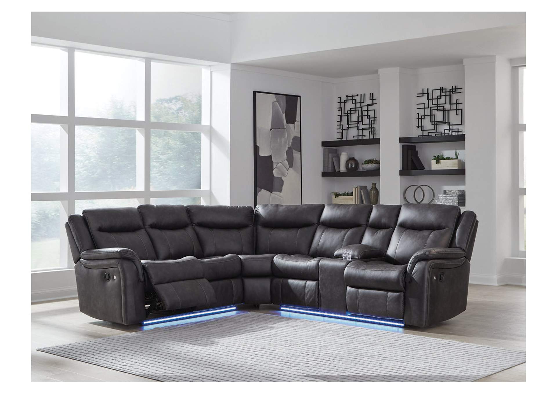 Sultan Meadow 2-Piece Reclining Sectional image 2