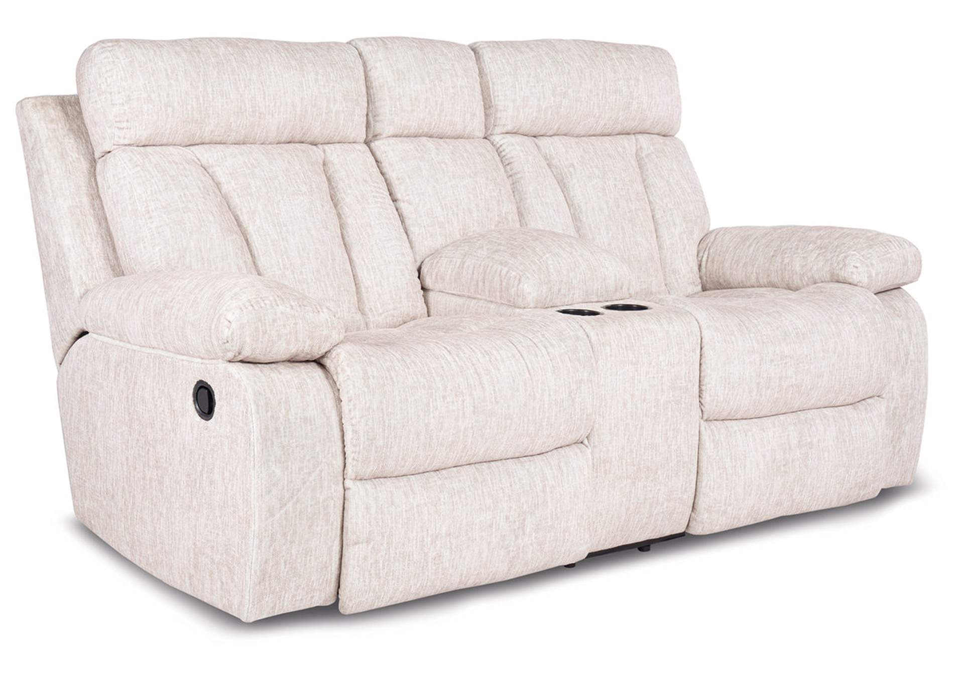Feesler Reclining Loveseat with Console image 2