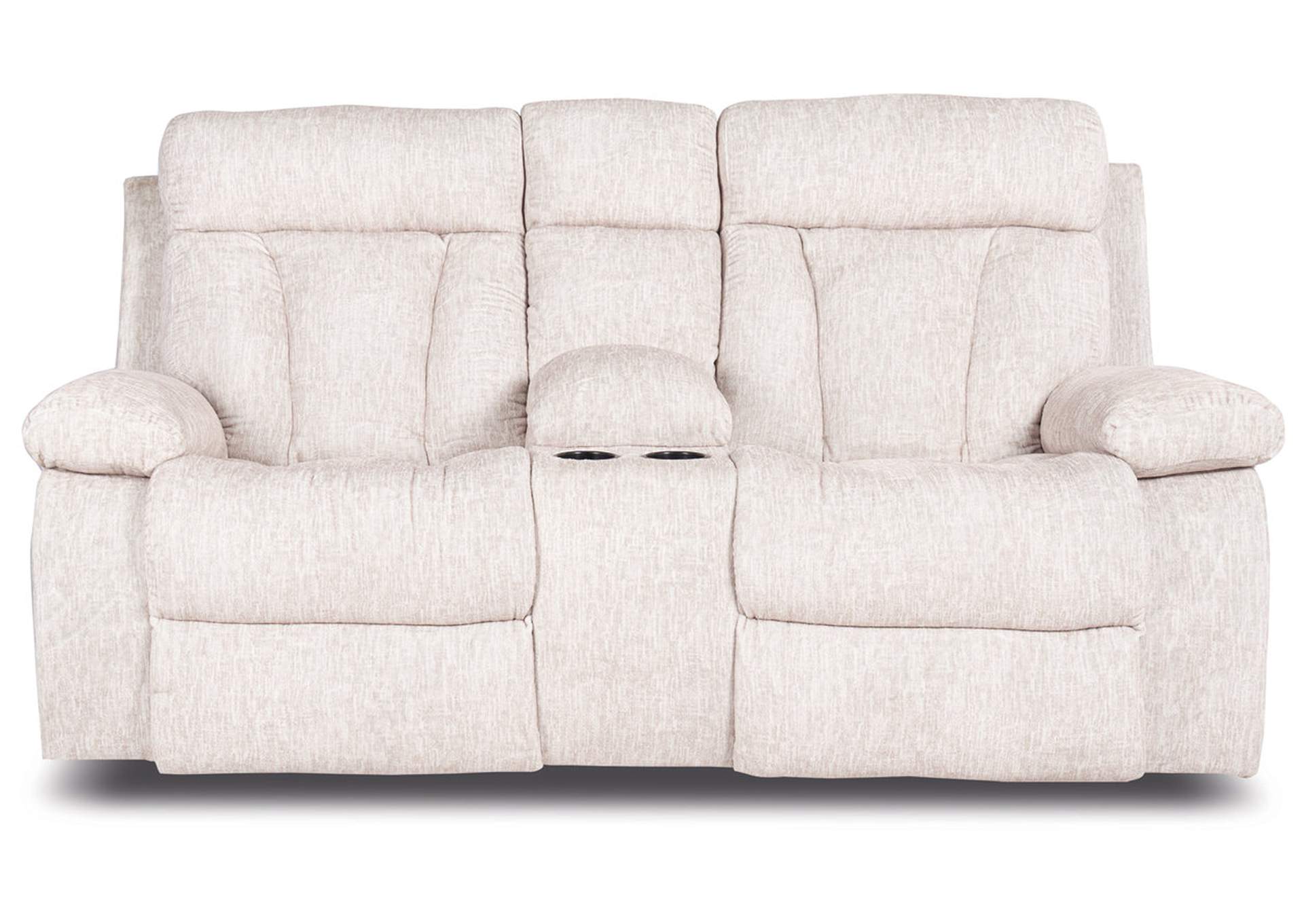 Feesler Reclining Loveseat with Console image 1