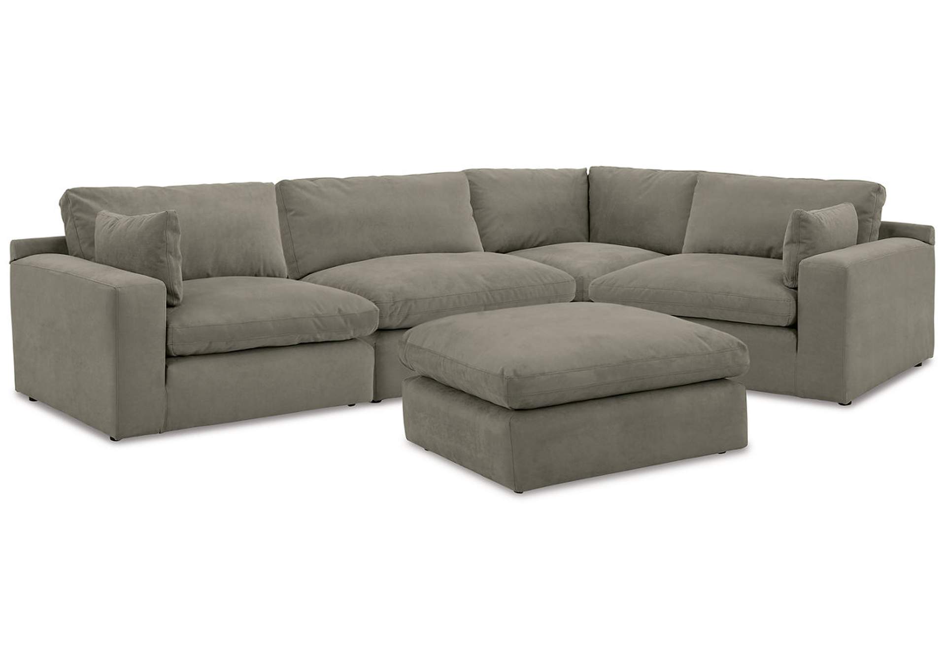 Next-Gen Gaucho 4-Piece Sectional with Ottoman