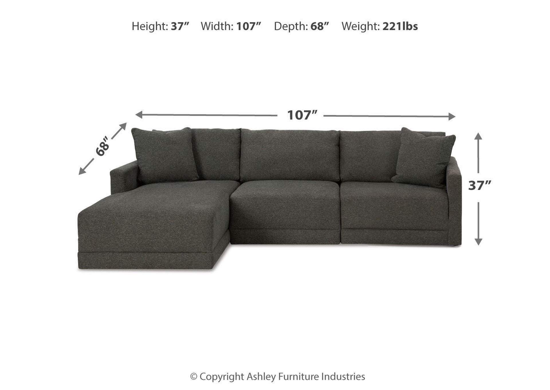 Evey 3-Piece Sectional with Chaise image 3