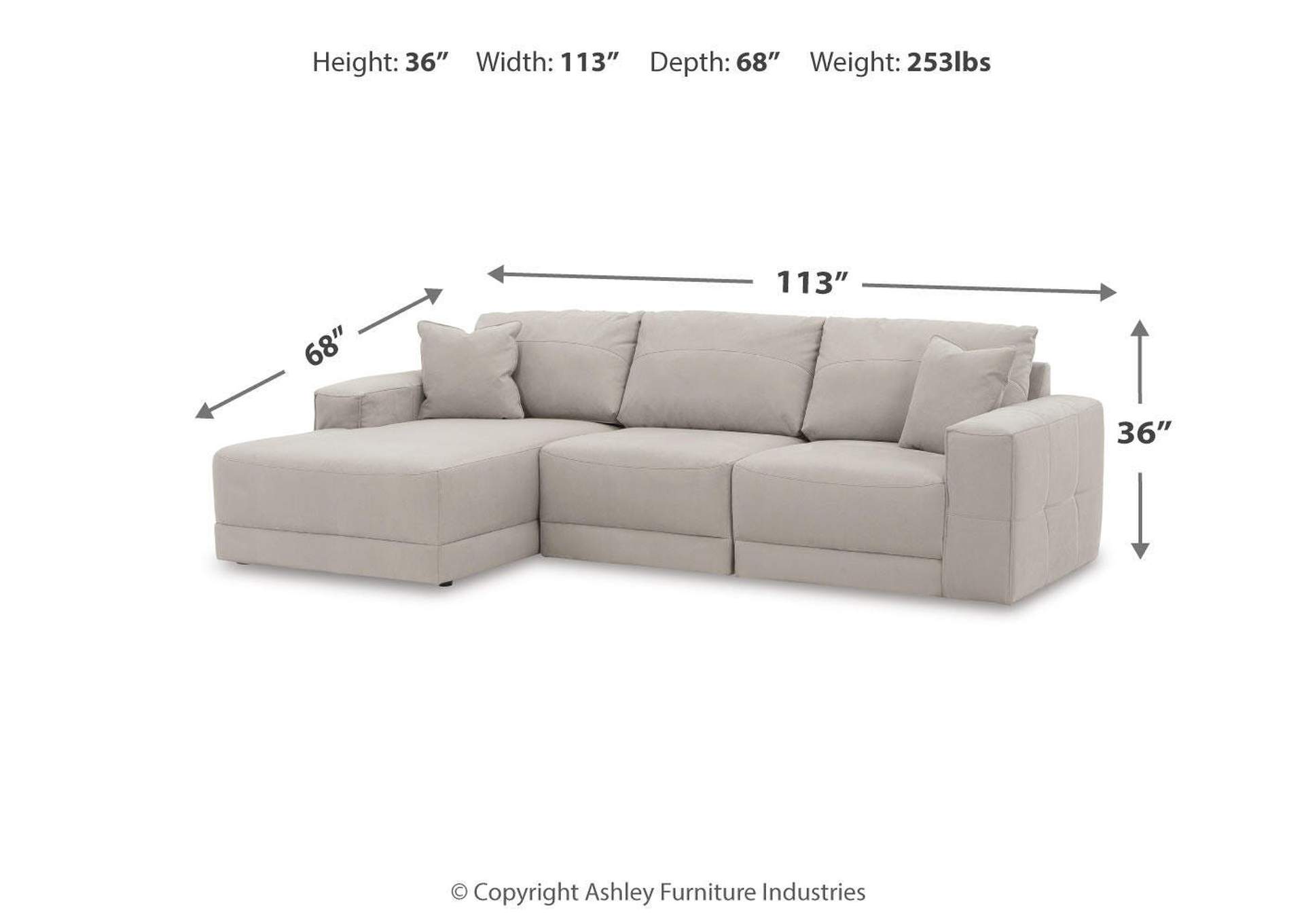 Next-Gen Gaucho 3-Piece Sectional Sofa with Chaise image 6