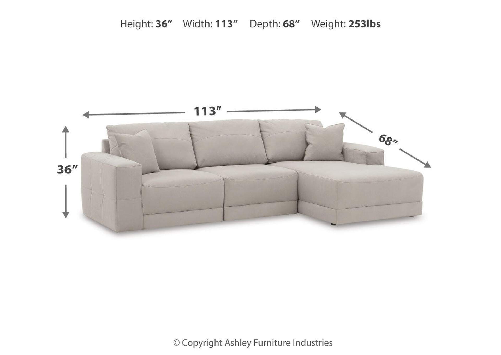 Next-Gen Gaucho 3-Piece Sectional Sofa with Chaise image 4