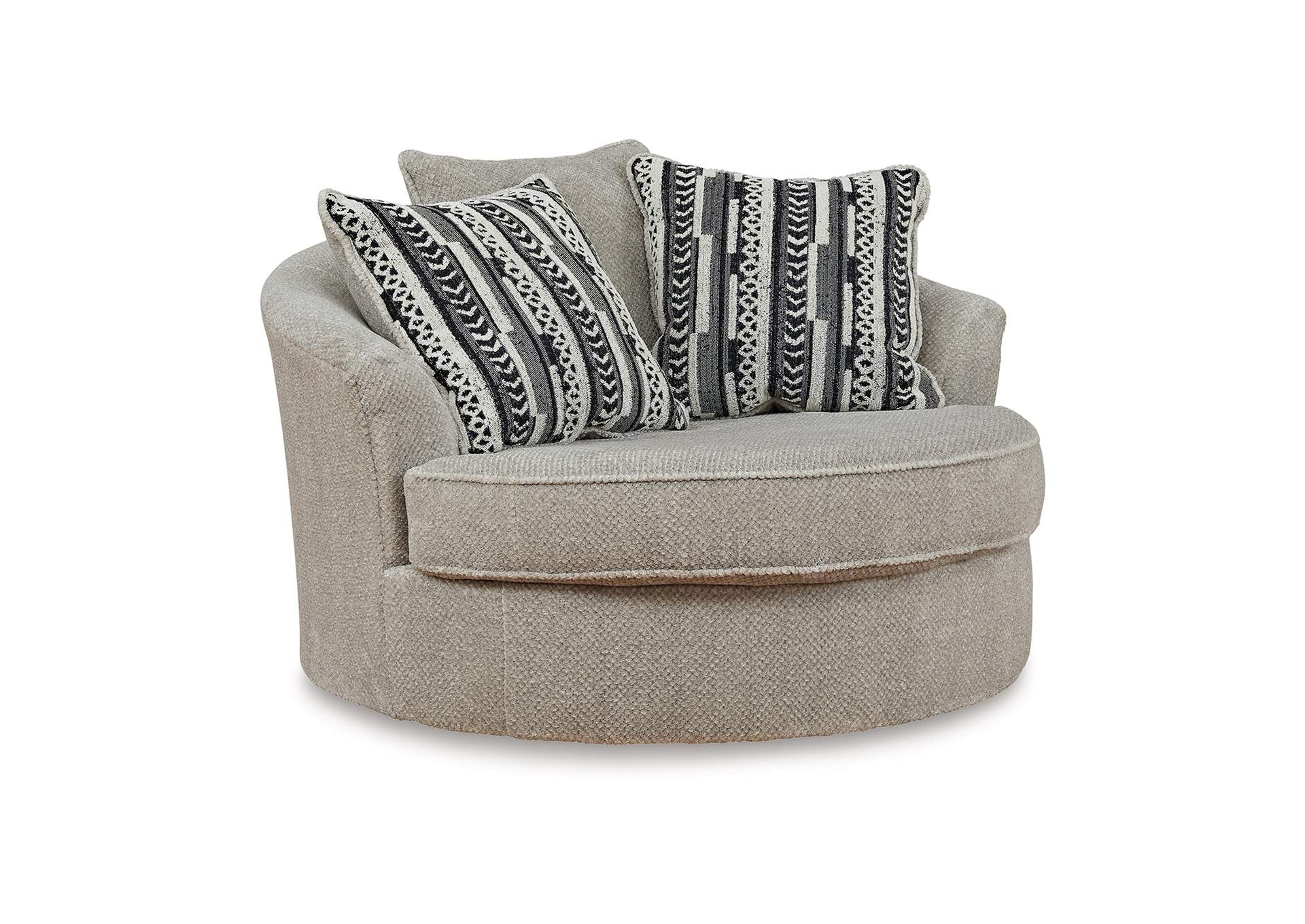 Calnita Oversized Swivel Accent Chair image 2