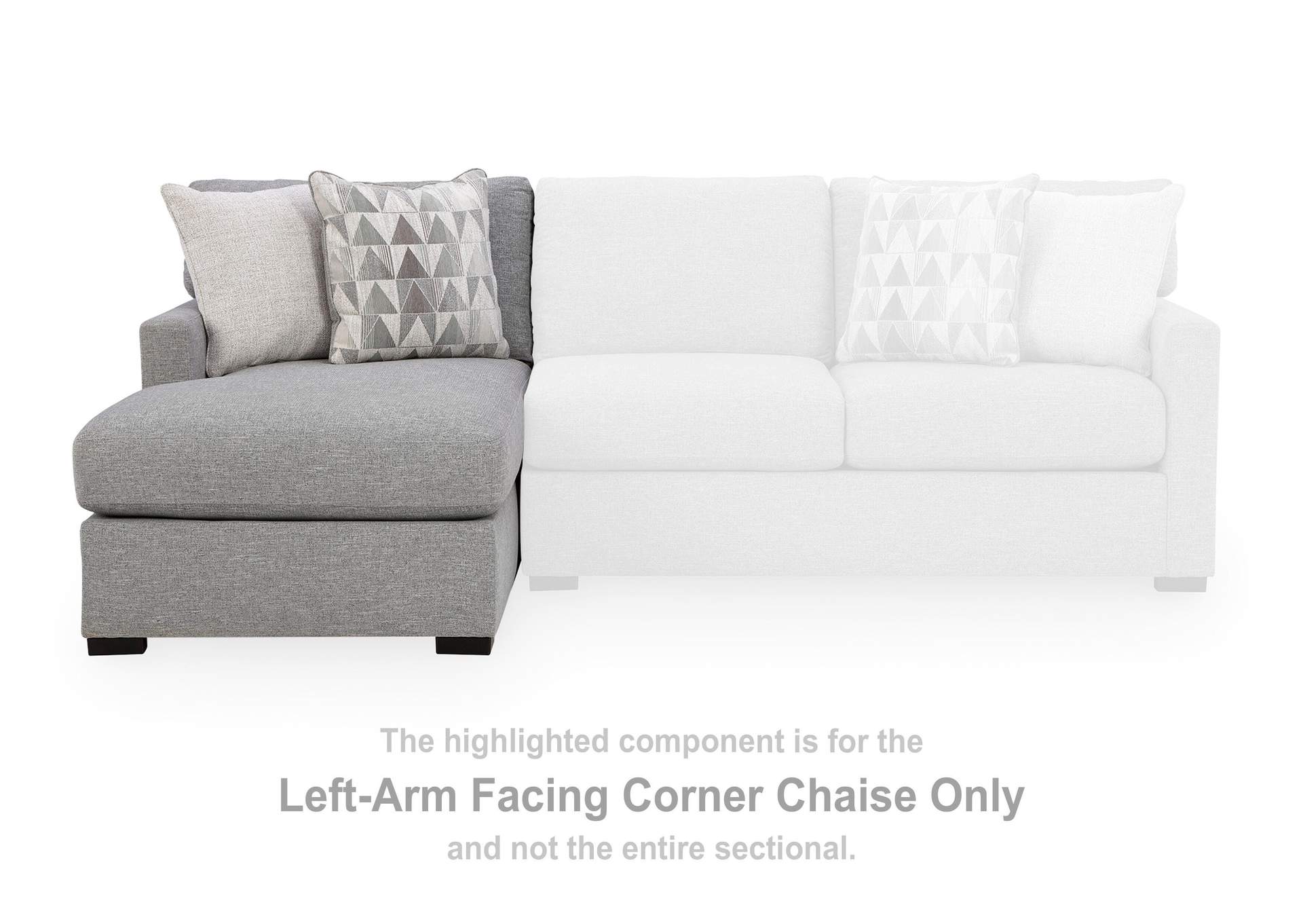 UrbanCrest 2-Piece Sleeper Sectional with Chaise image 4