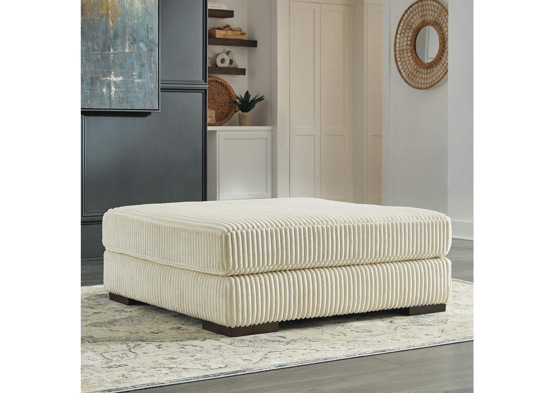 Lindyn Oversized Accent Ottoman image 2