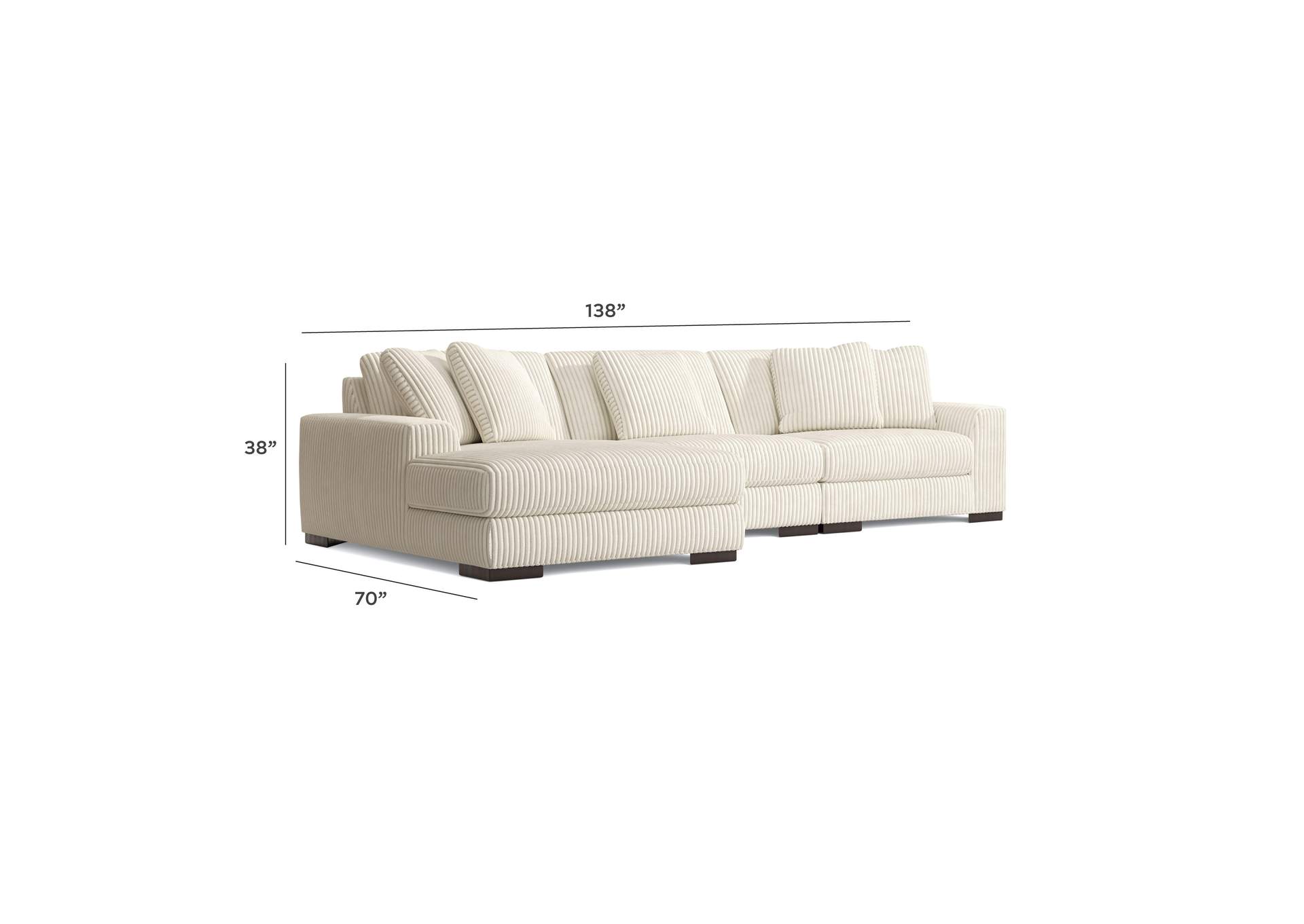Lindyn 3-Piece Sectional with Chaise image 7
