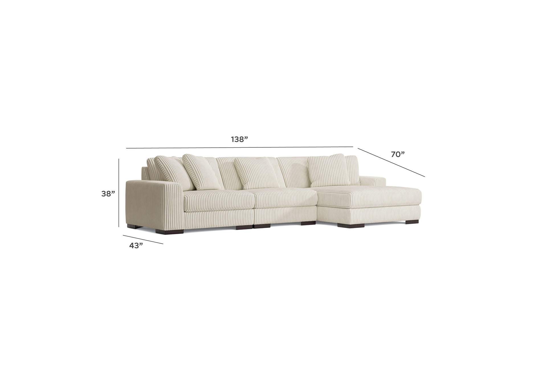 Lindyn 3-Piece Sectional with Chaise image 7