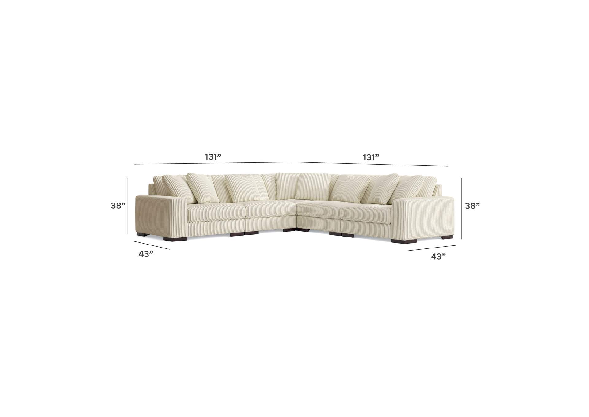 Lindyn 5-Piece Sectional image 7