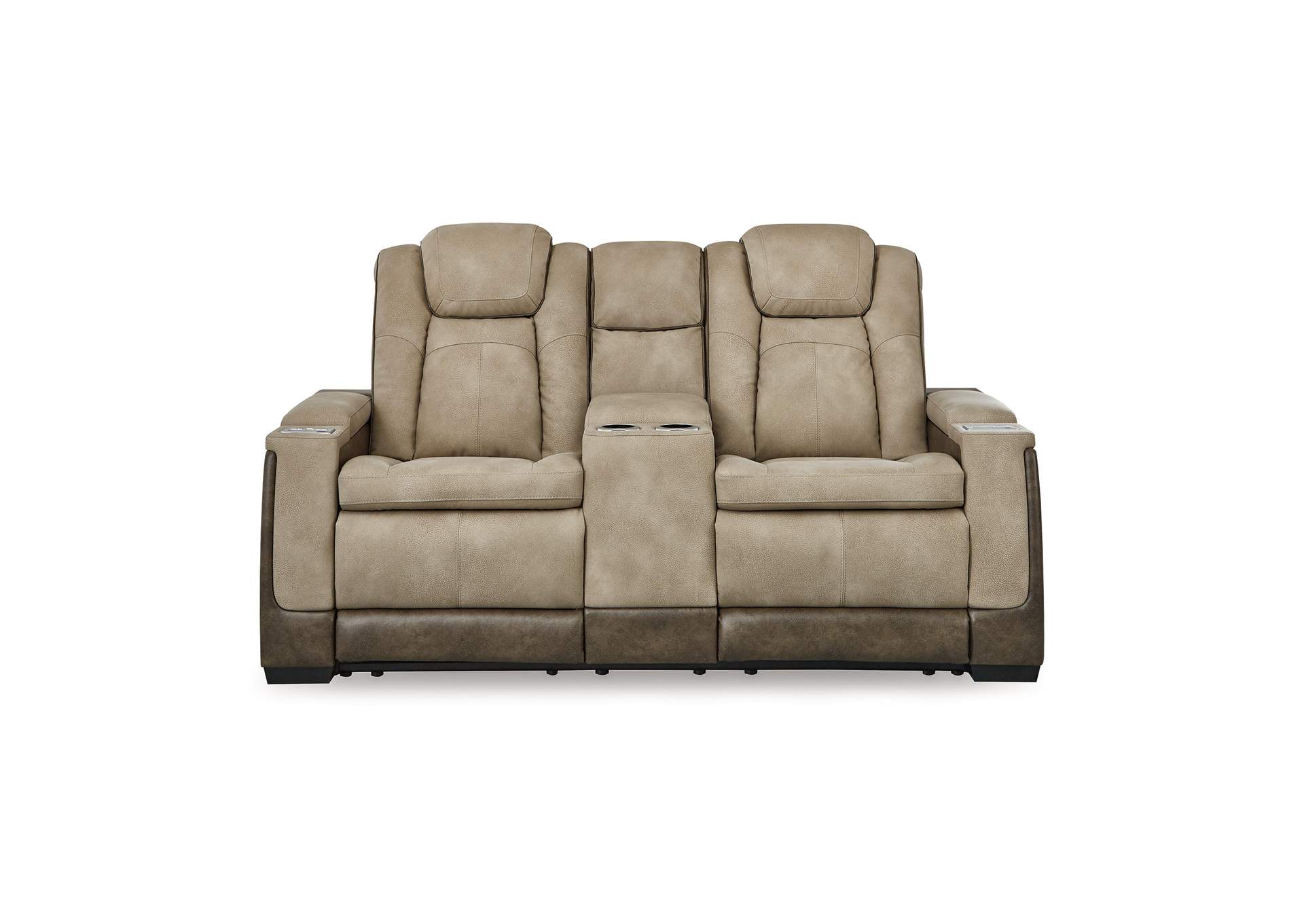 Next-Gen Durapella Power Reclining Loveseat with Console image 2