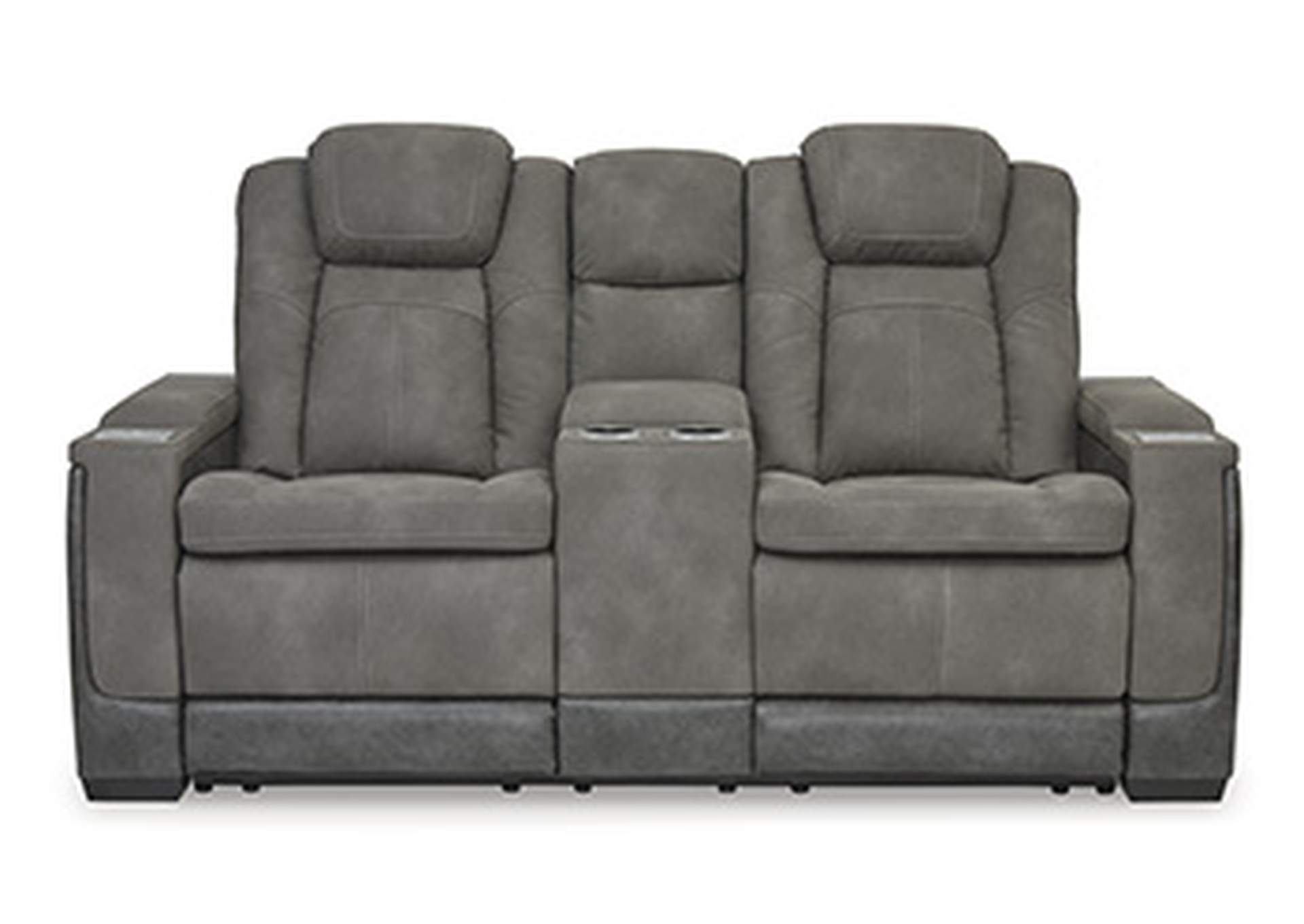 Next-Gen Durapella Power Reclining Loveseat with Console image 11