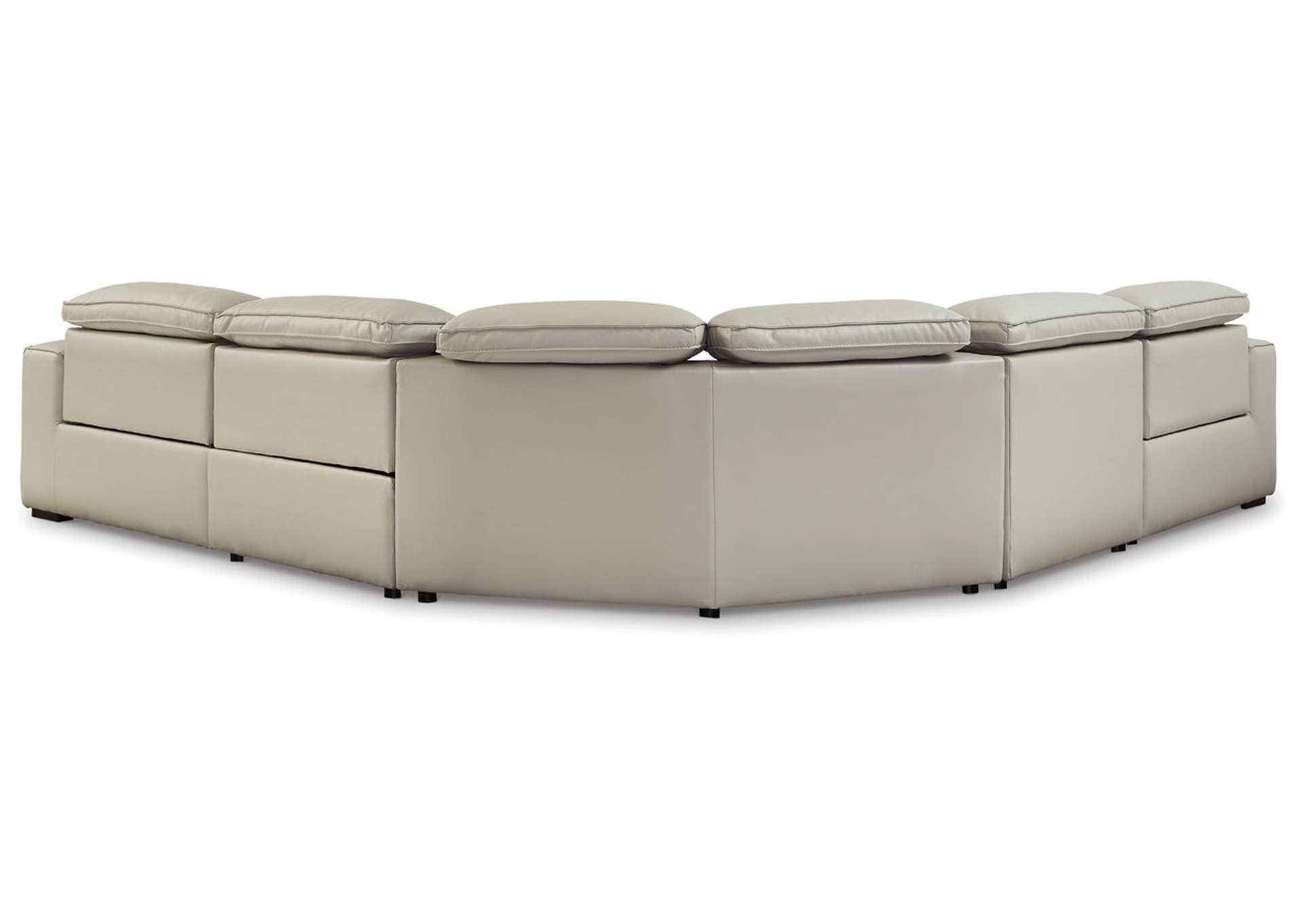 Leadman 5Piece Power Reclining Sectional on Sale Discount Ashley