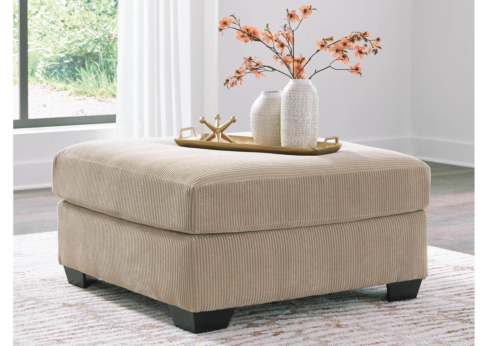 SimpleJoy Oversized Accent Ottoman image 2