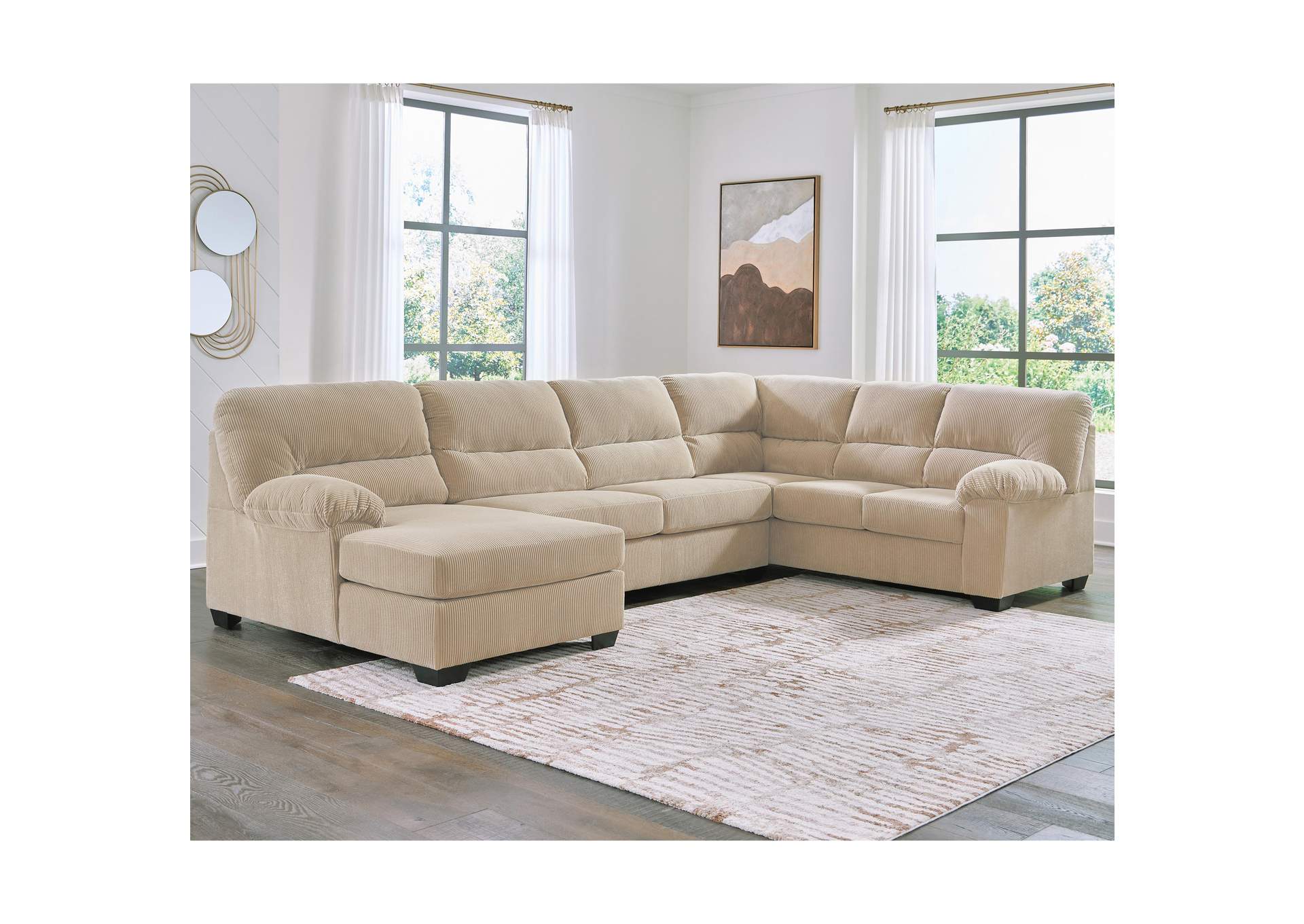 SimpleJoy 3-Piece Sectional with Chaise image 6