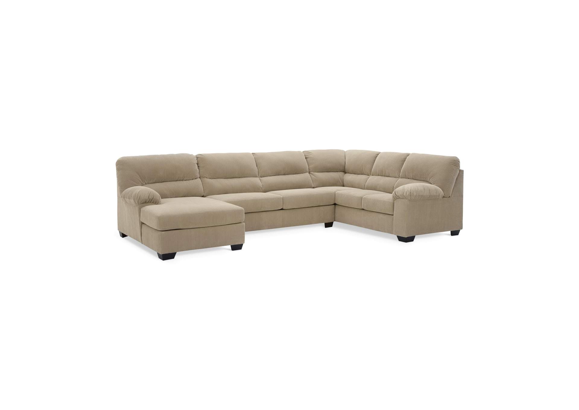 SimpleJoy 3-Piece Sectional with Chaise image 3