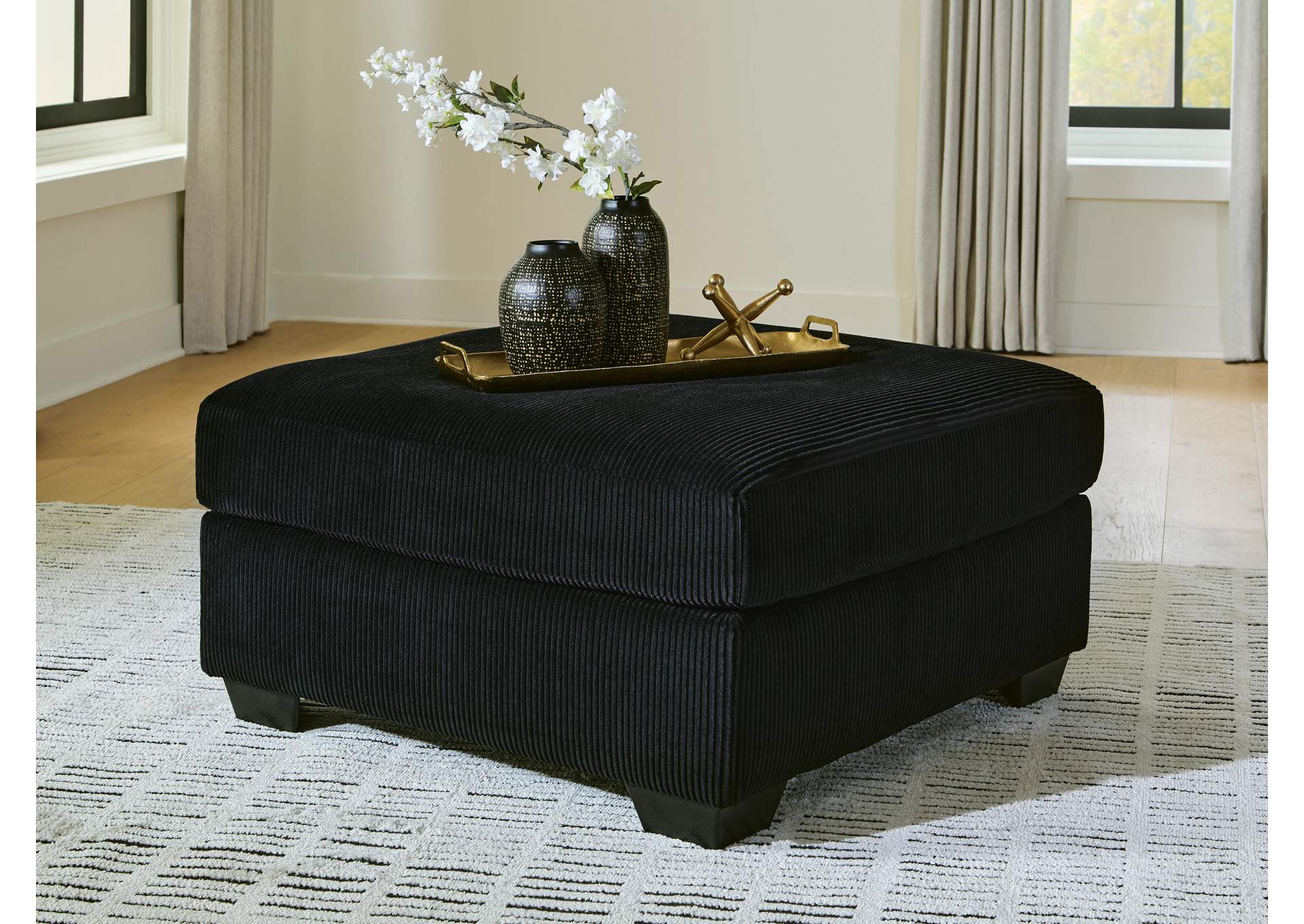 SimpleJoy Oversized Accent Ottoman image 2