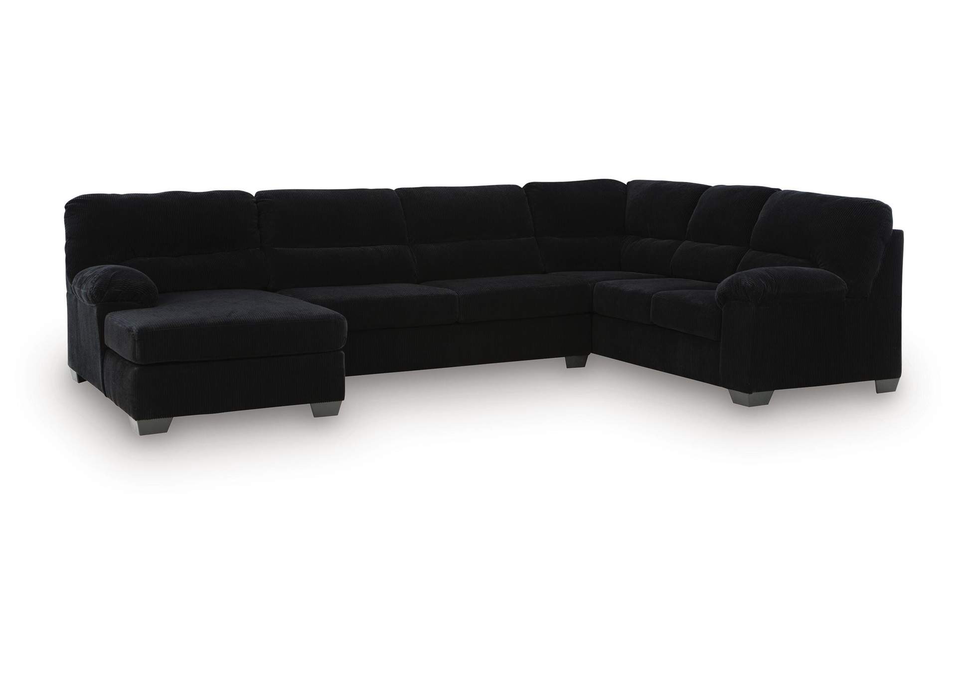 SimpleJoy 3-Piece Sectional with Chaise image 1