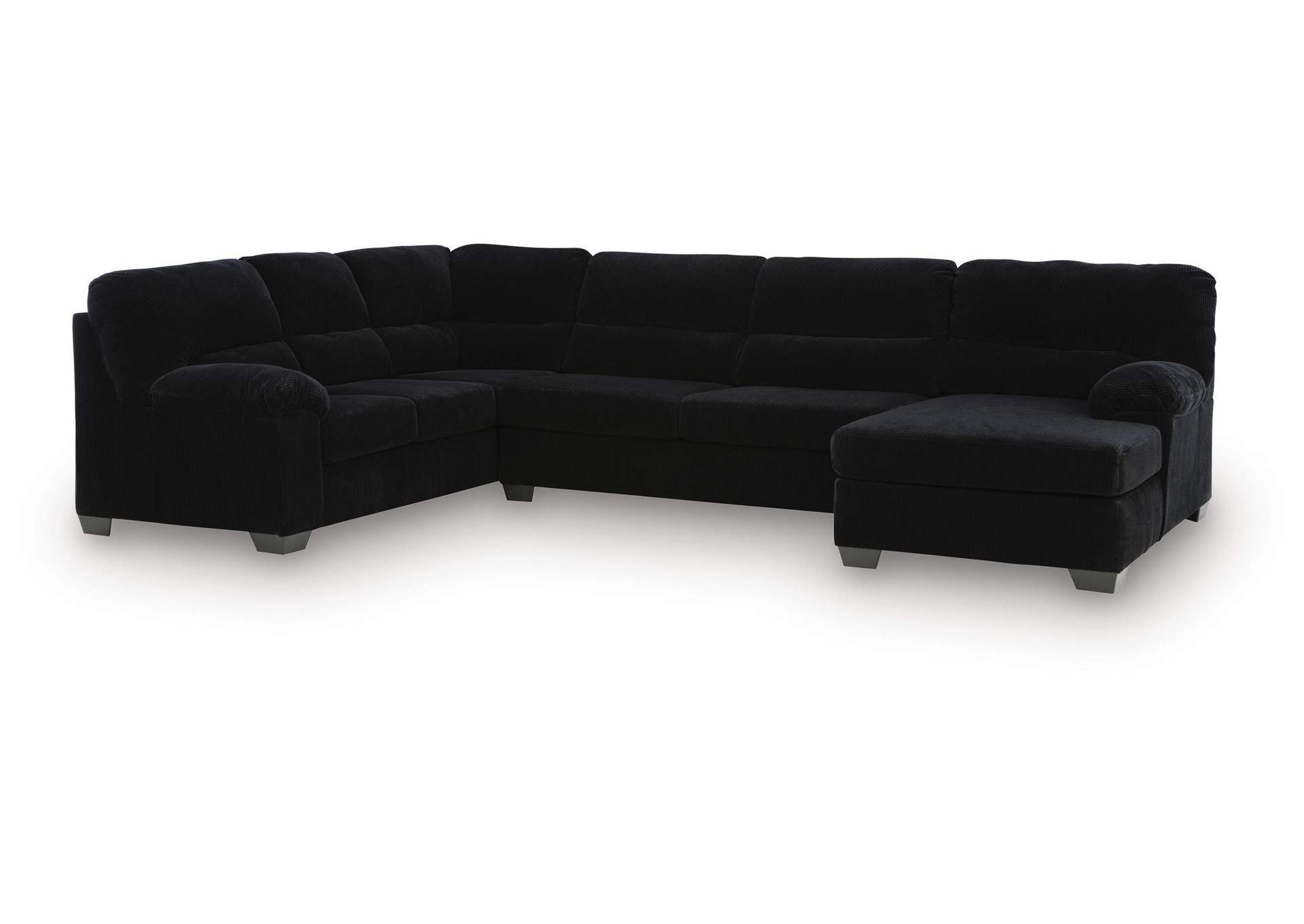 SimpleJoy 3-Piece Sectional with Chaise image 1