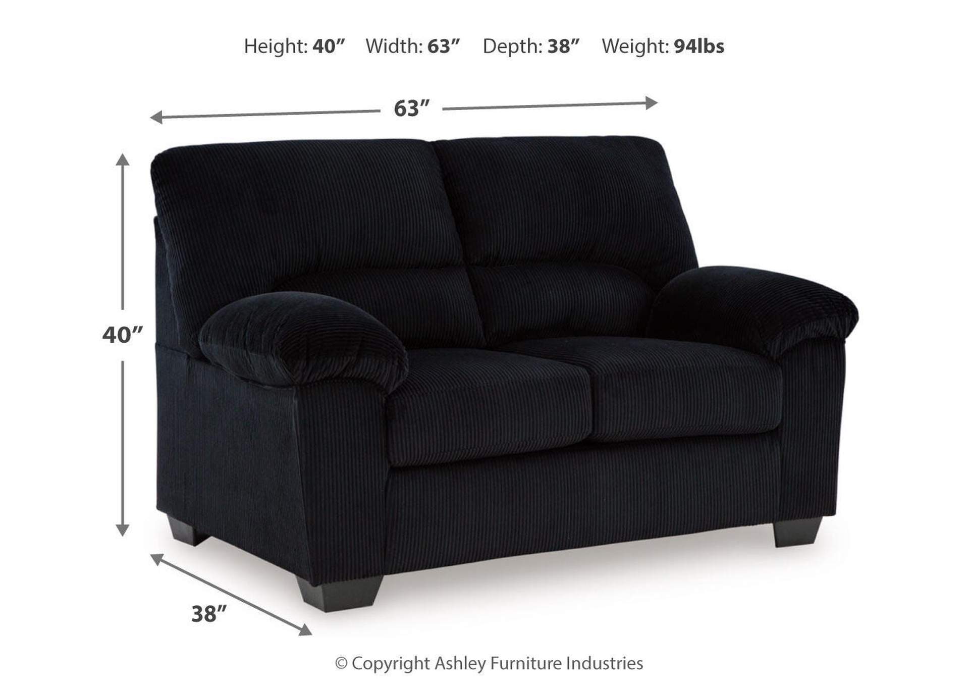 SimpleJoy Loveseat image 8