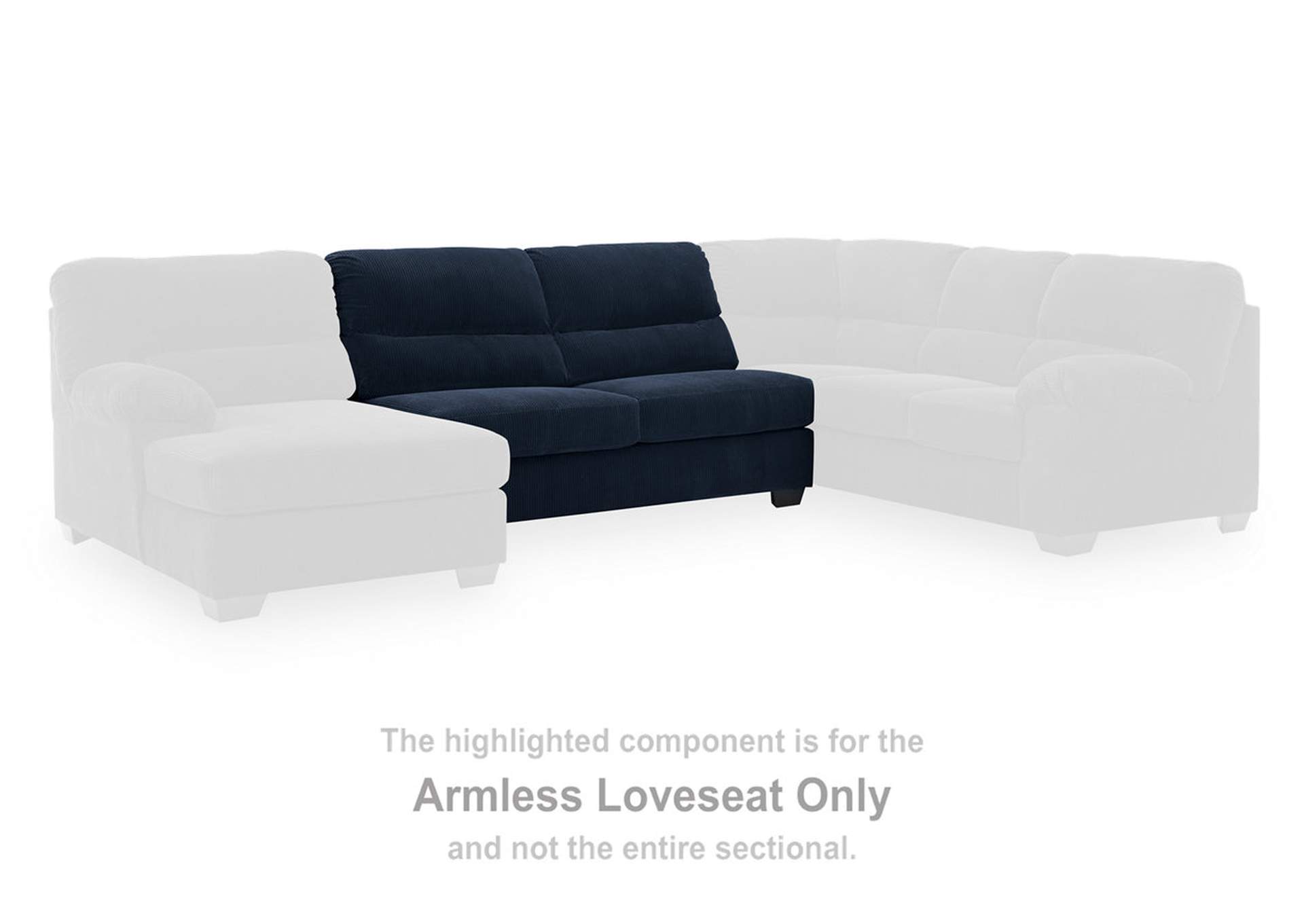 SimpleJoy 3-Piece Sectional with Double Chaise image 3