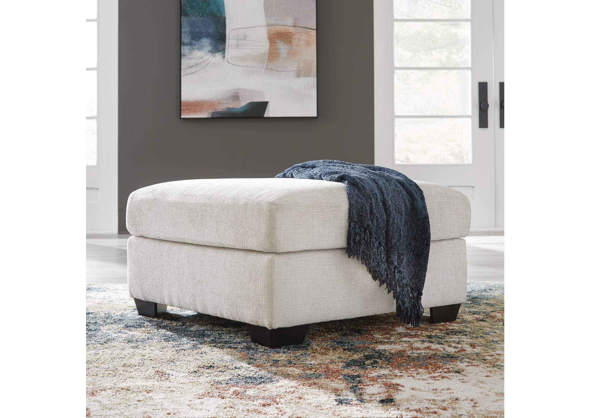Aviemore Oversized Accent Ottoman image 2