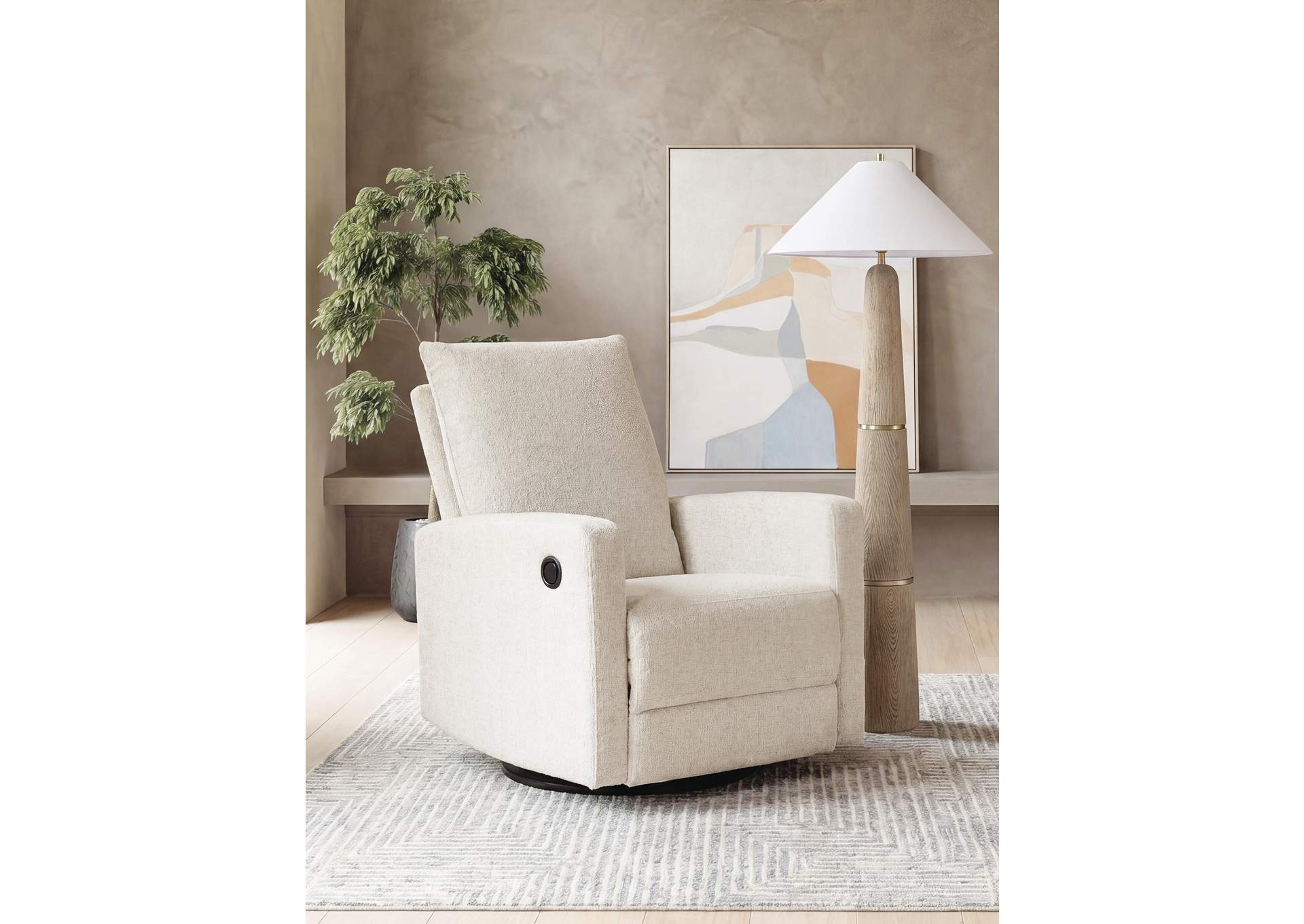 Oaklynn-Manor Swivel Glider Recliner image 2