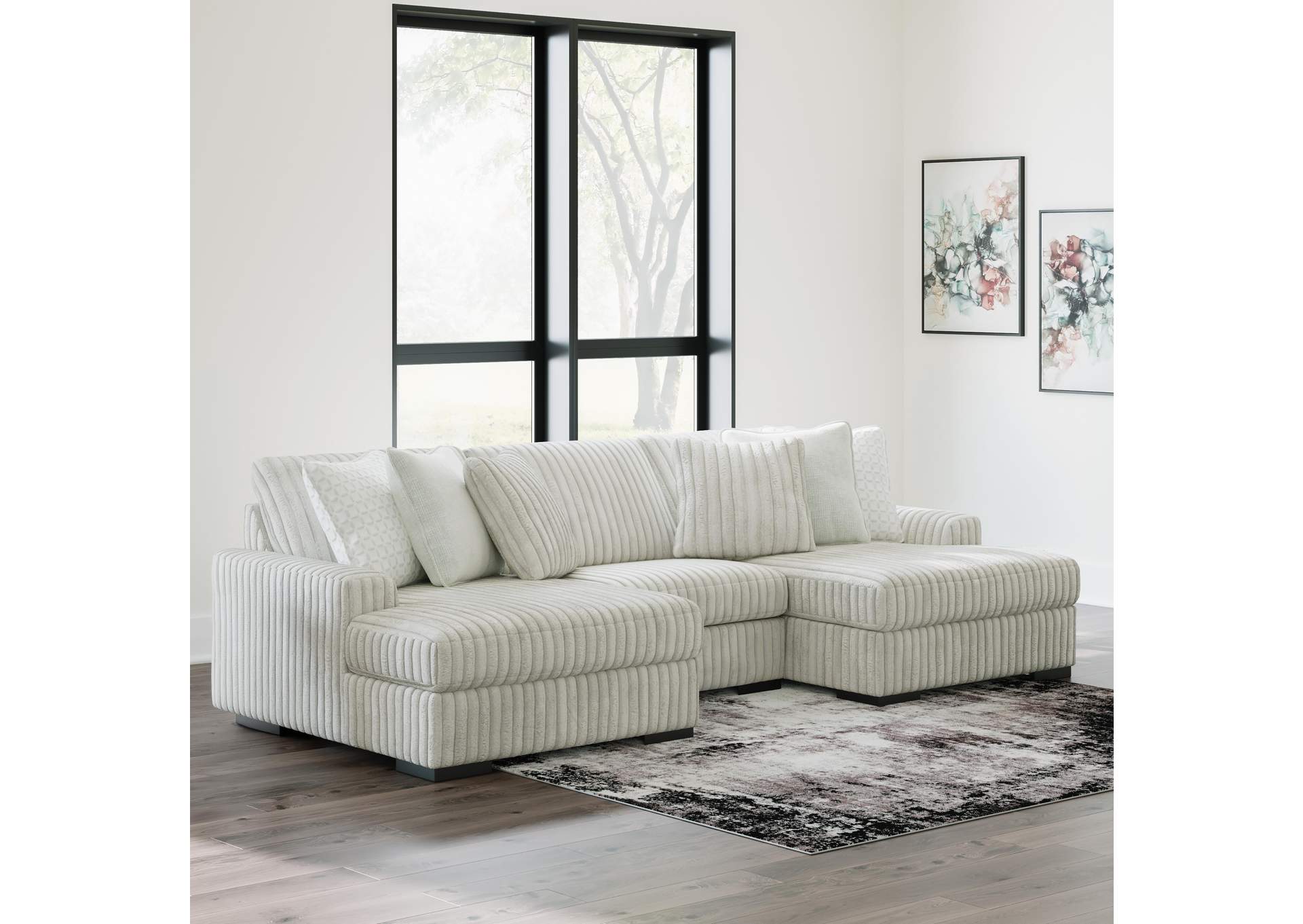Stupendous 3-Piece Sectional with Double Chaise image 5