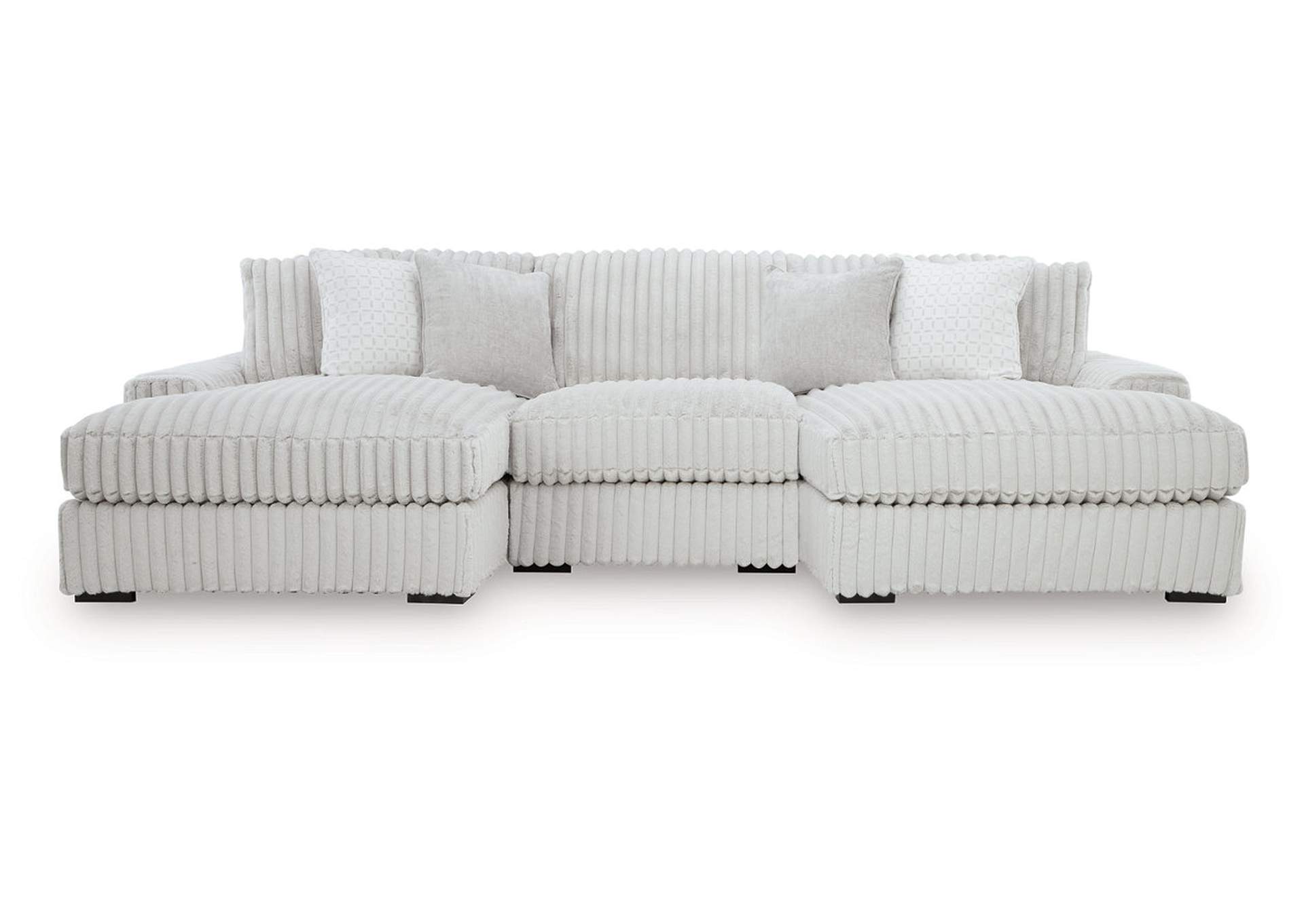 Stupendous 3-Piece Sectional with Double Chaise image 1