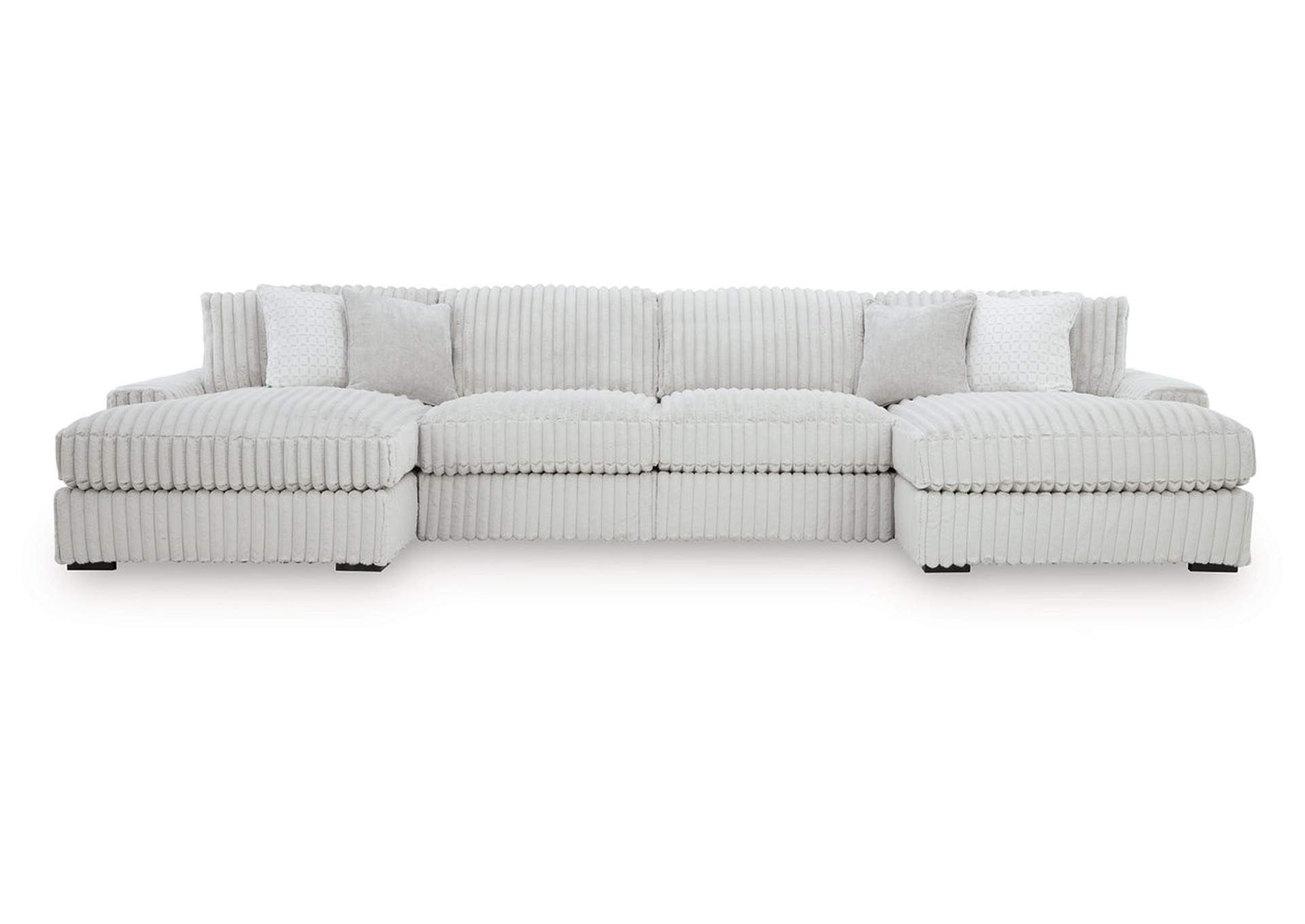 Stupendous 4-Piece Sectional with Double Chaise image 1