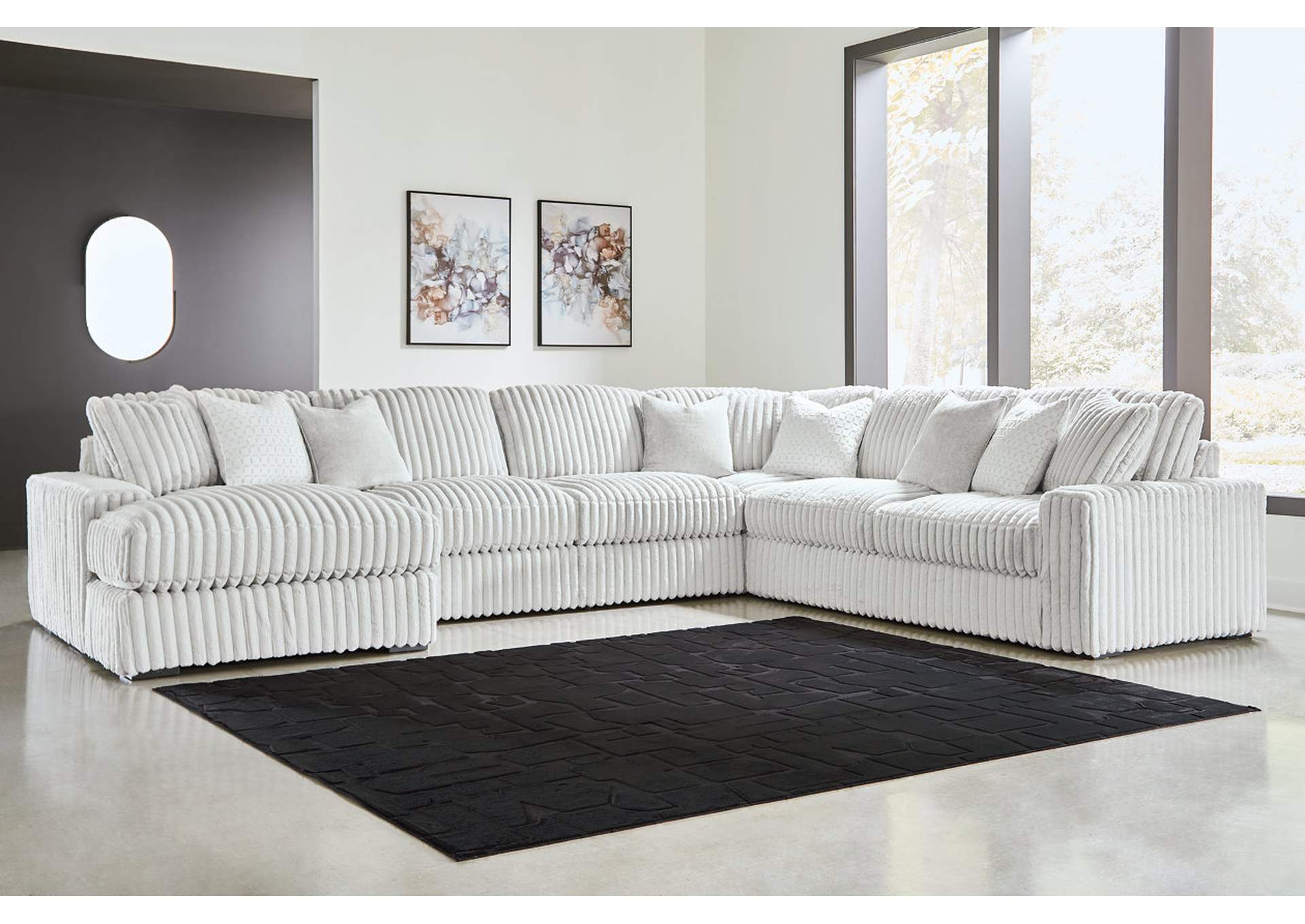 Stupendous 5-Piece Sectional with Chaise image 2