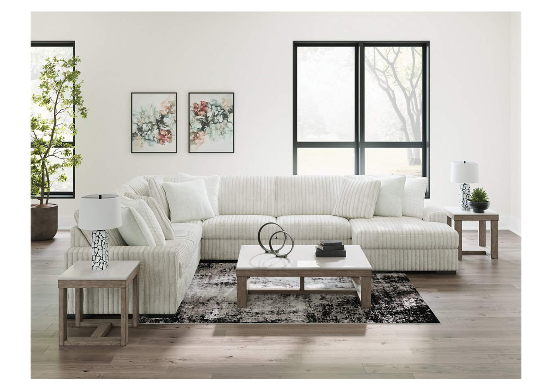 Stupendous 5-Piece Sectional with Chaise image 5