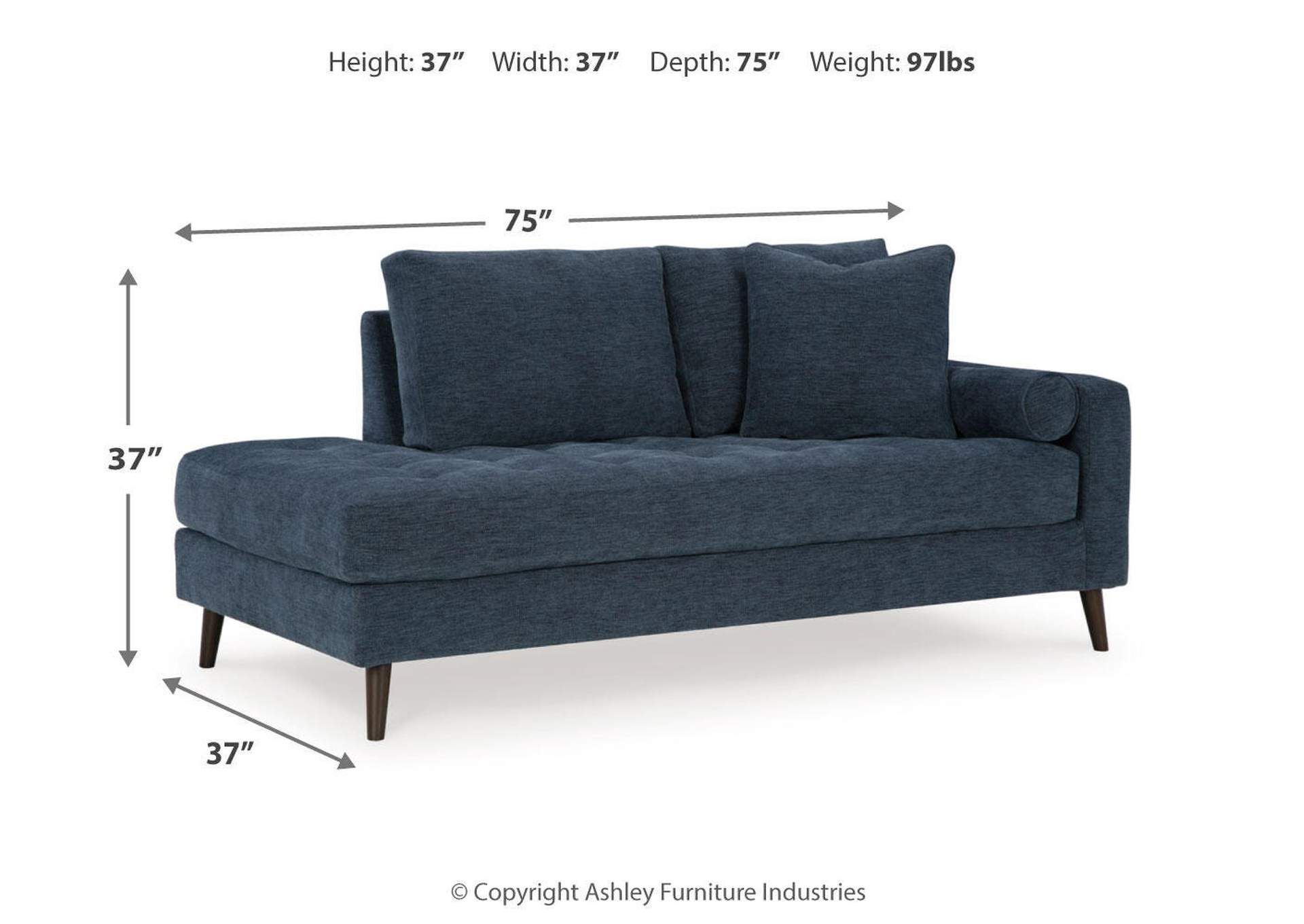 Bixler Right-Arm Facing Corner Chaise image 8